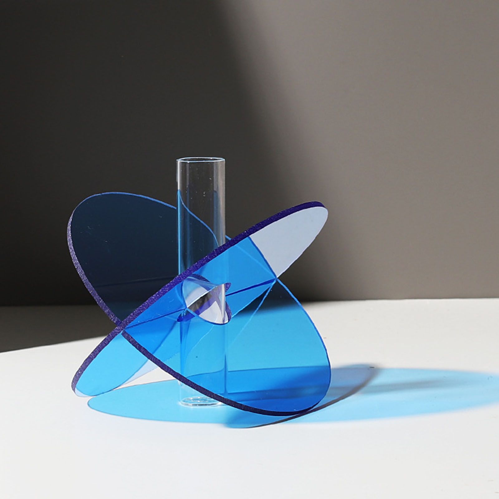 Acrylic Geometric Flower Vase Fine Detail Easy To Clean Acrylic Geometric view 12