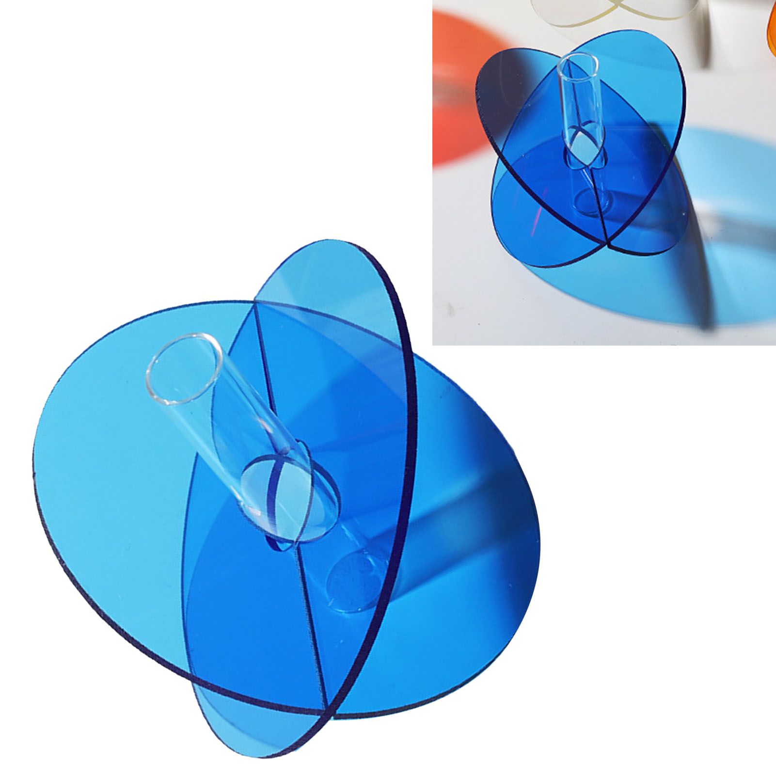 Acrylic Geometric Flower Vase Fine Detail Easy To Clean Acrylic Geometric view 13