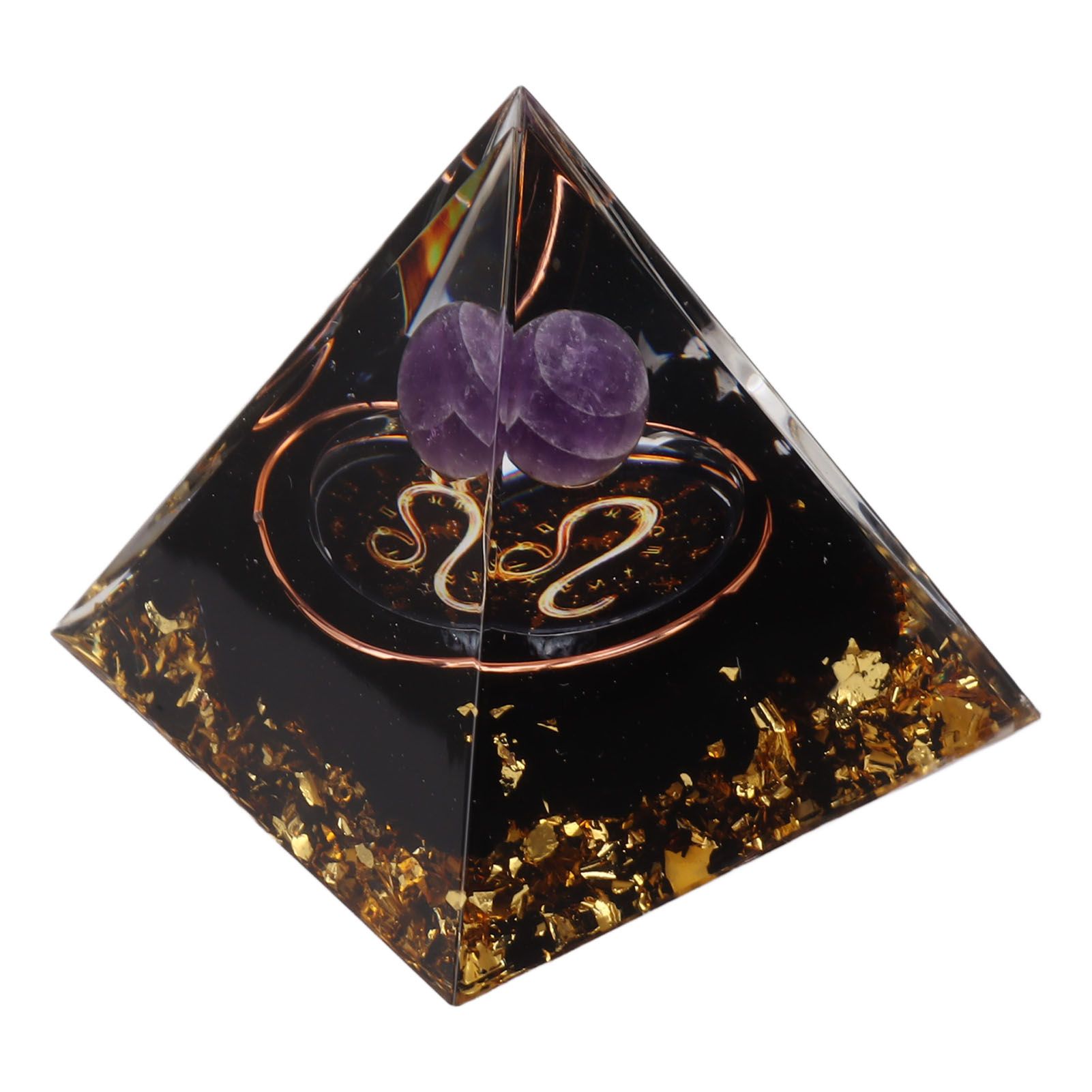 5cm Orgonite Pyramid for Positive Energy Healing Crystal Pyramid Meditation view 2