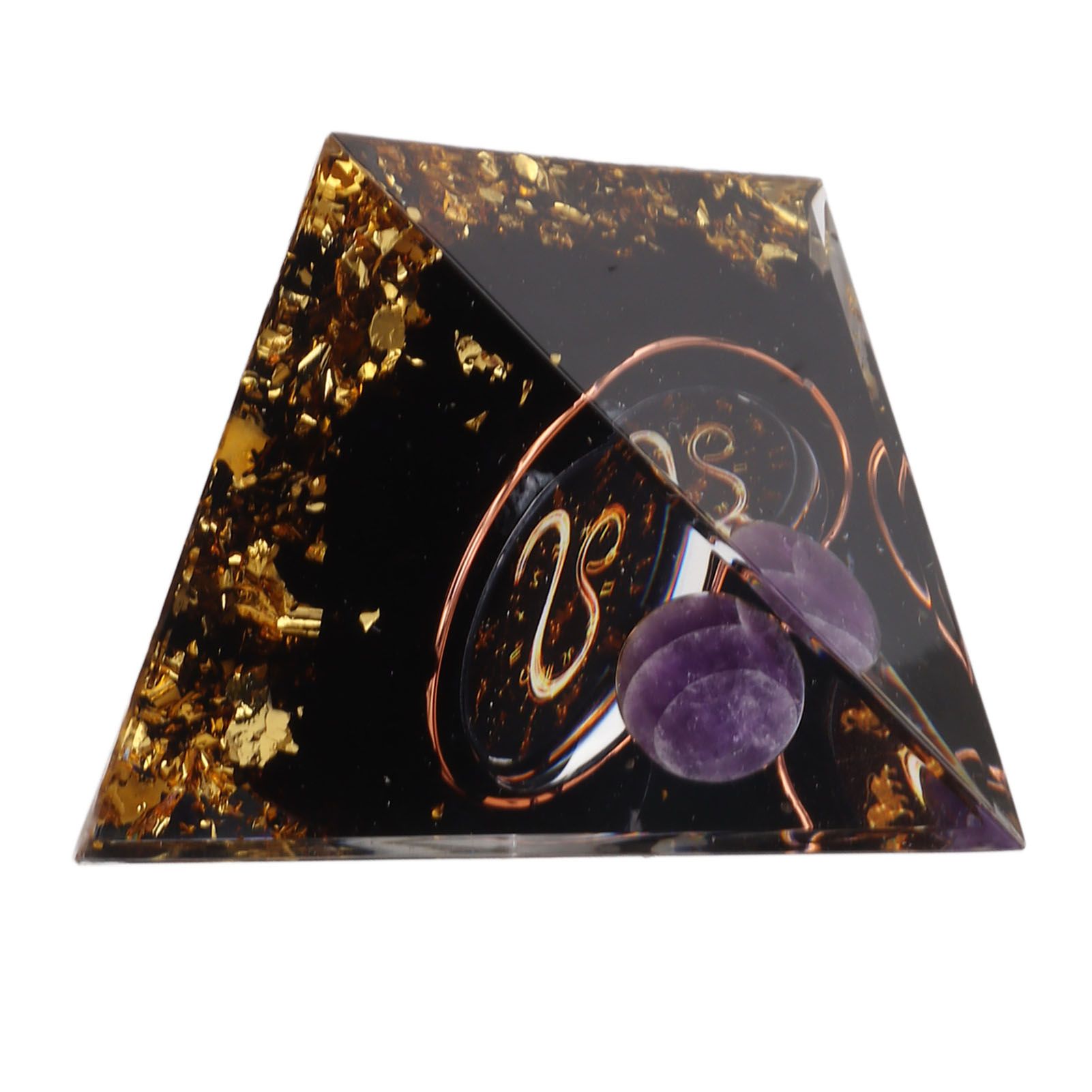 5cm Orgonite Pyramid for Positive Energy Healing Crystal Pyramid Meditation view 3