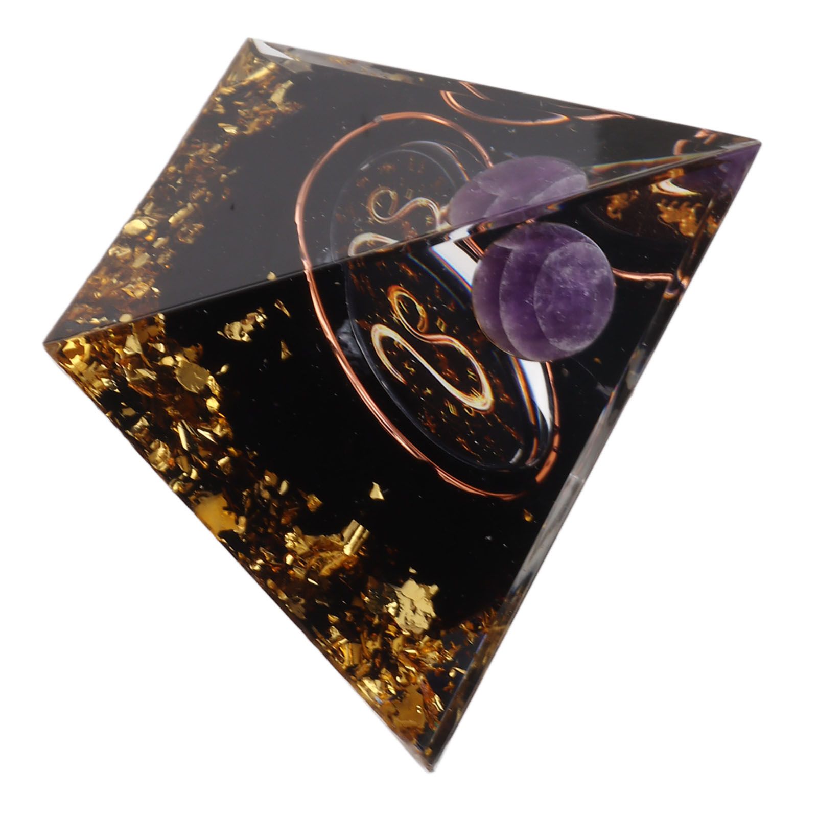 5cm Orgonite Pyramid for Positive Energy Healing Crystal Pyramid Meditation view 4