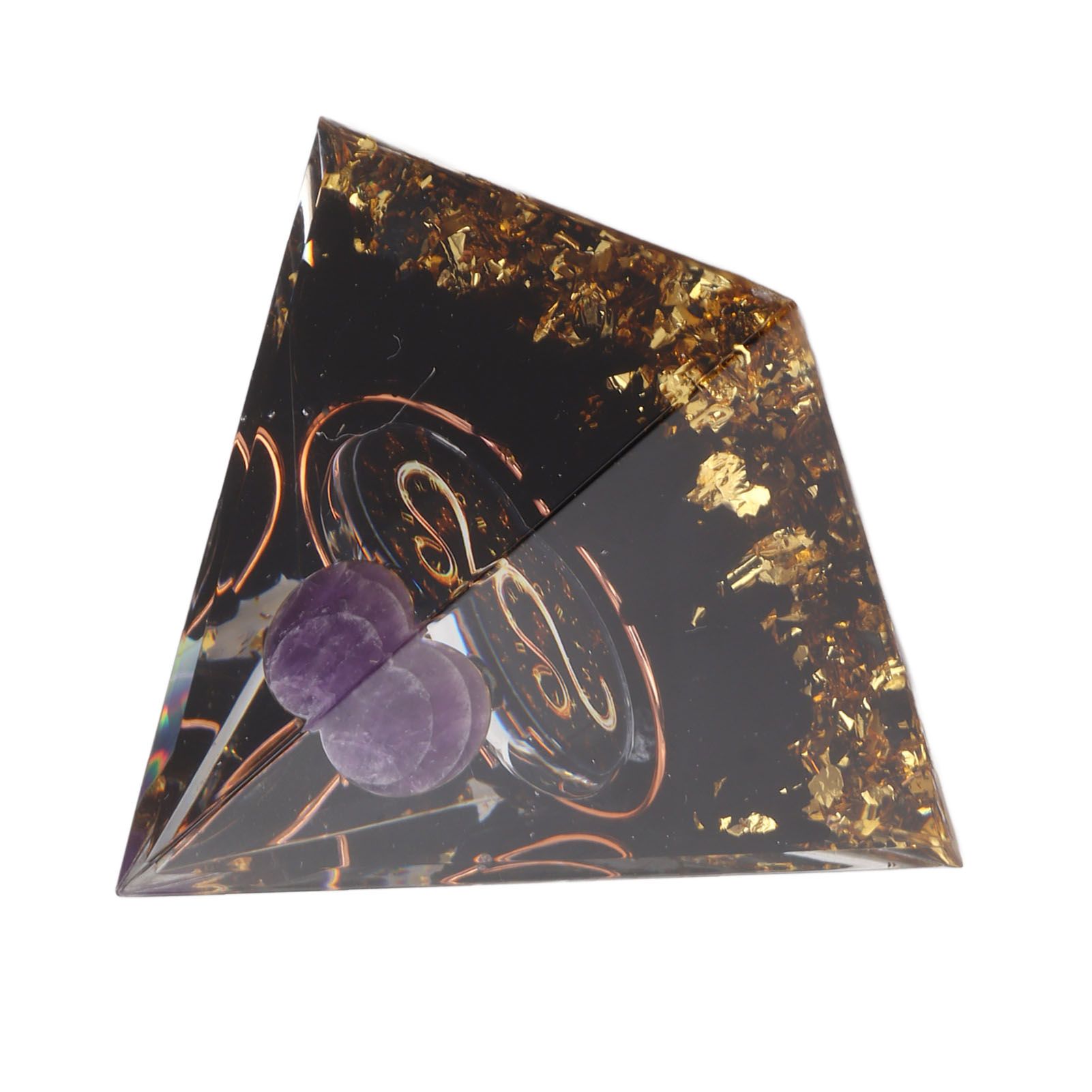 5cm Orgonite Pyramid for Positive Energy Healing Crystal Pyramid Meditation view 6