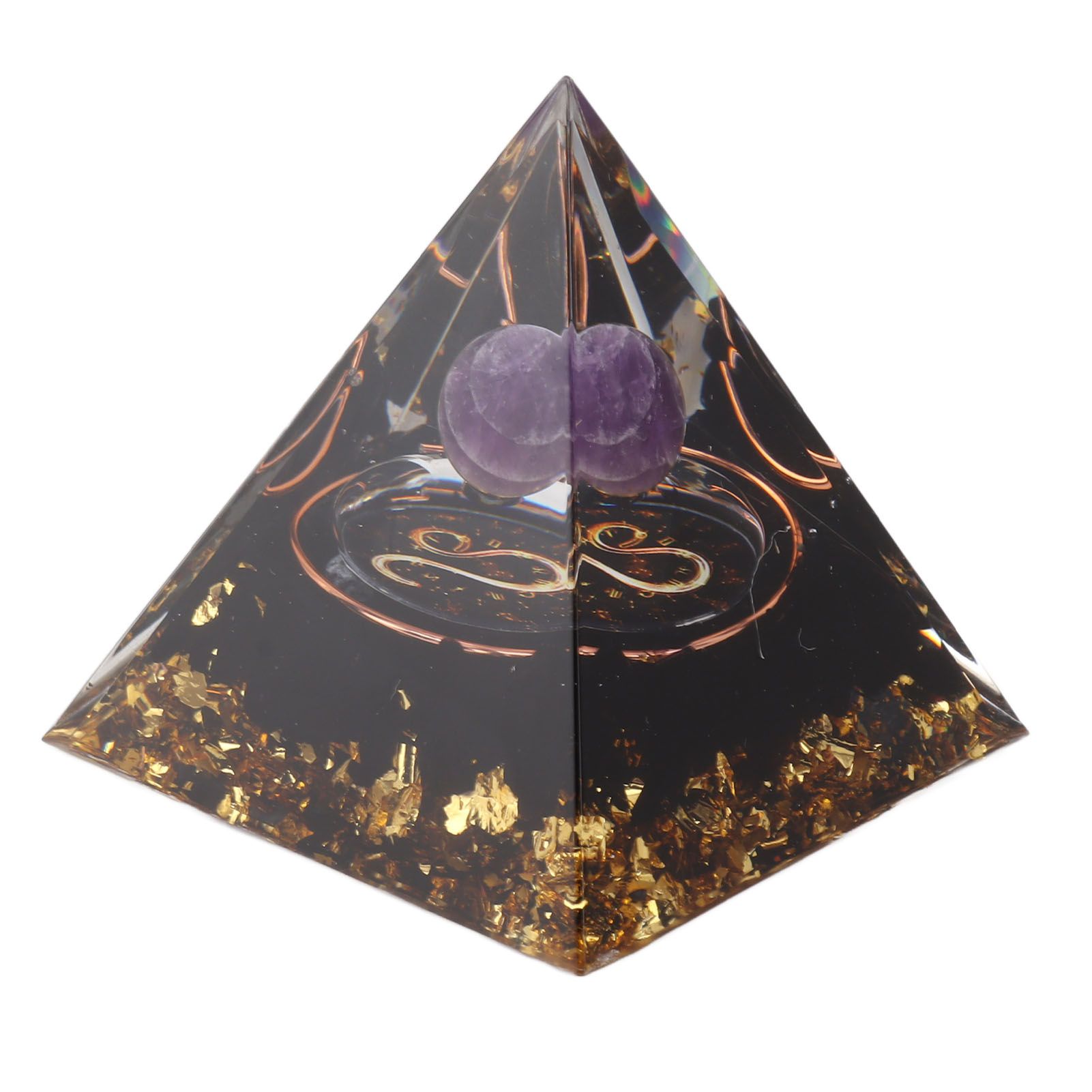 5cm Orgonite Pyramid for Positive Energy Healing Crystal Pyramid Meditation view 8