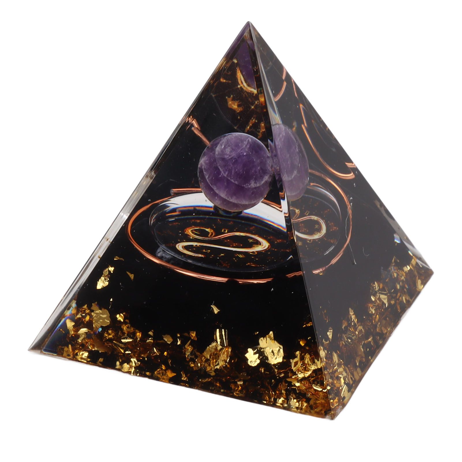 5cm Orgonite Pyramid for Positive Energy Healing Crystal Pyramid Meditation view 9