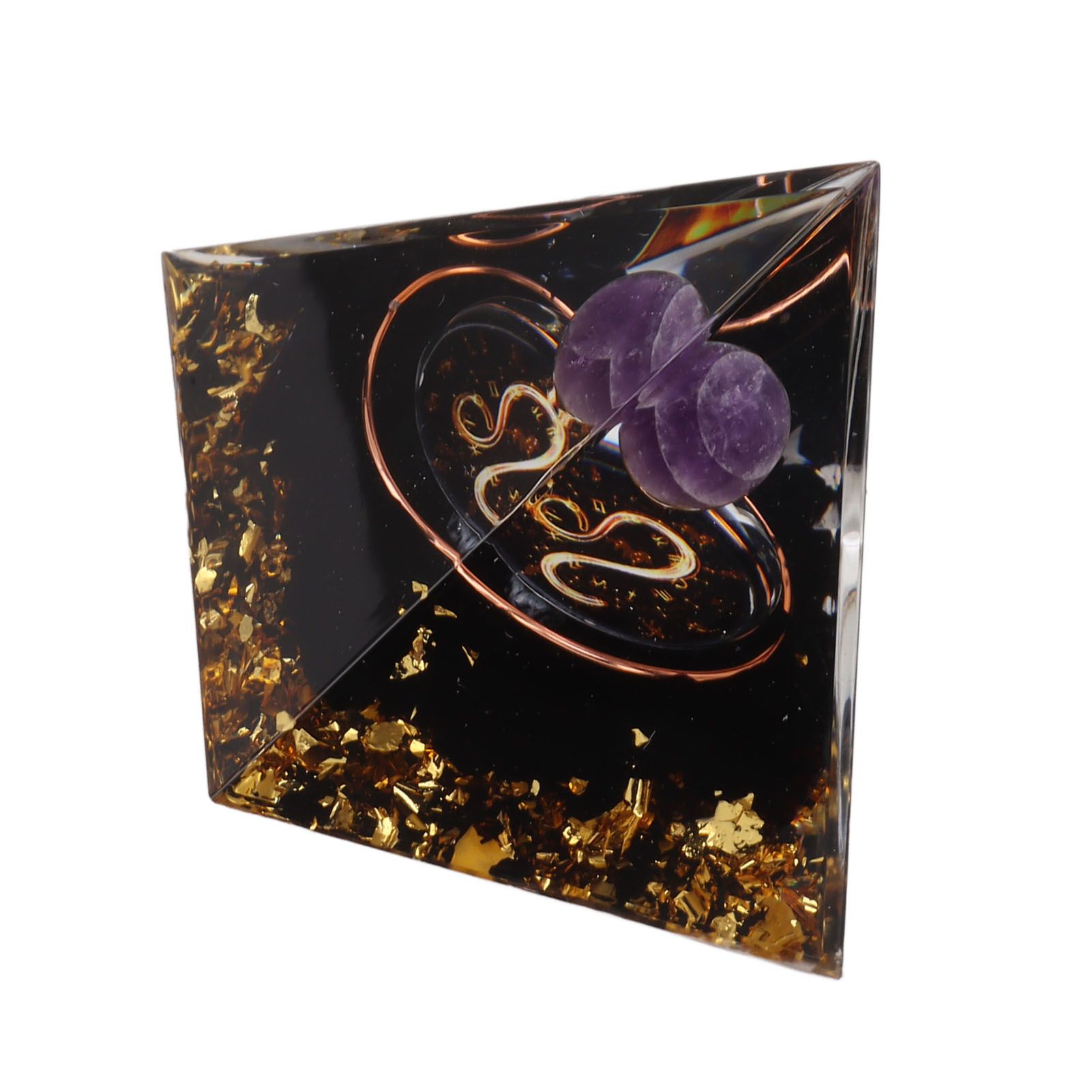 5cm Orgonite Pyramid for Positive Energy Healing Crystal Pyramid Meditation view 10