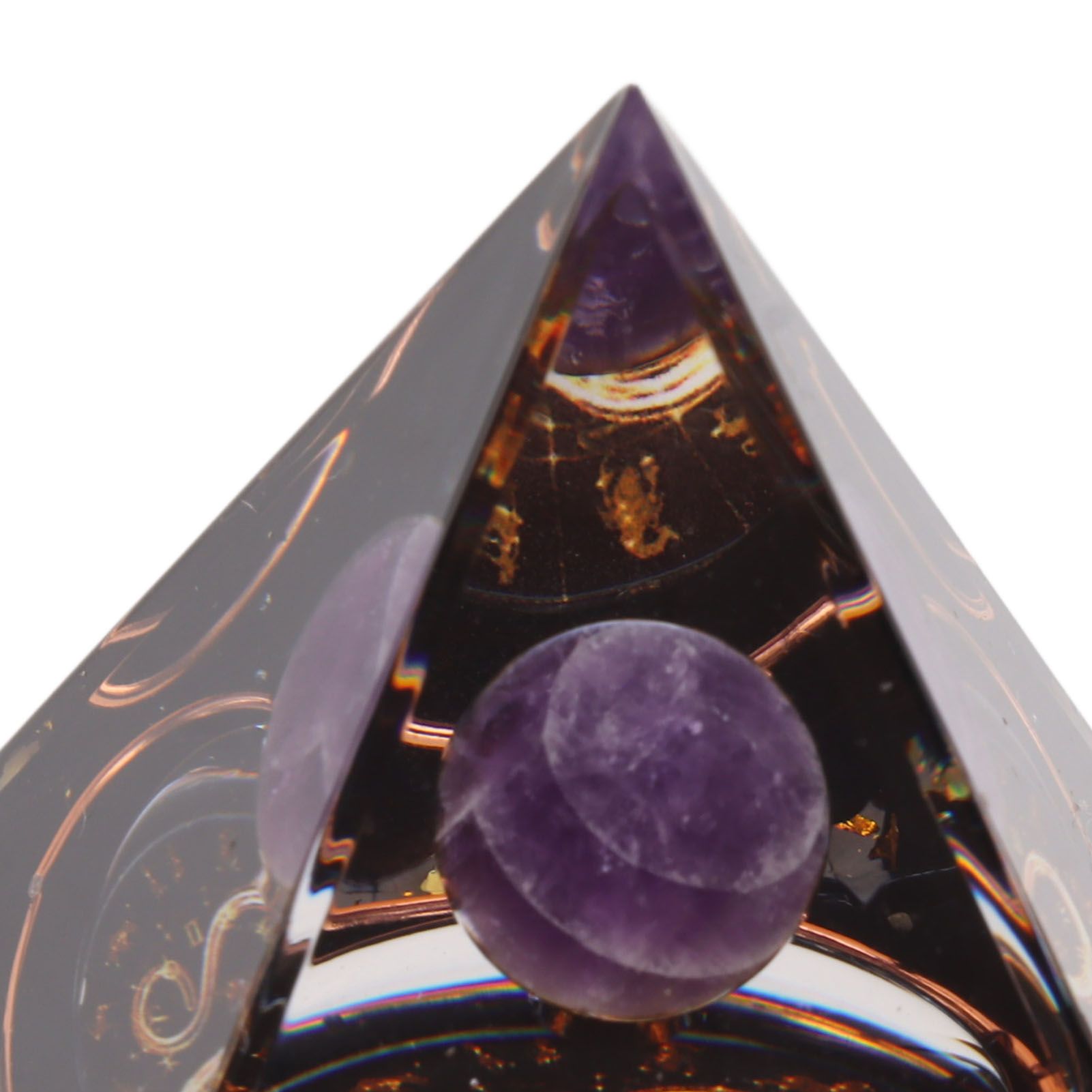 5cm Orgonite Pyramid for Positive Energy Healing Crystal Pyramid Meditation view 13