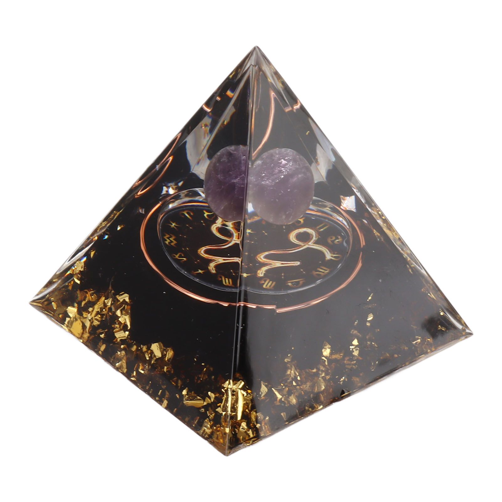 5cm Orgonite Pyramid for Positive Energy Healing Crystal Pyramid Meditation view 2