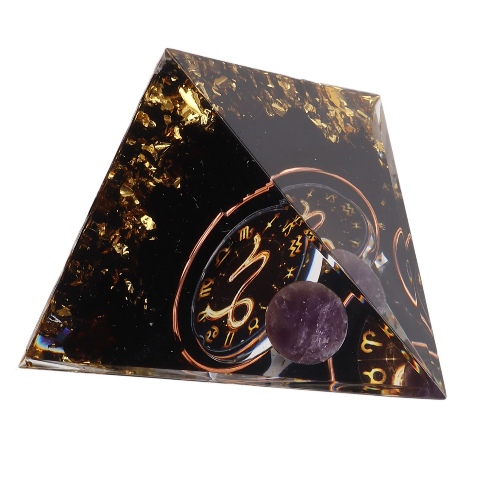 5cm Orgonite Pyramid for Positive Energy Healing Crystal Pyramid Meditation view 3