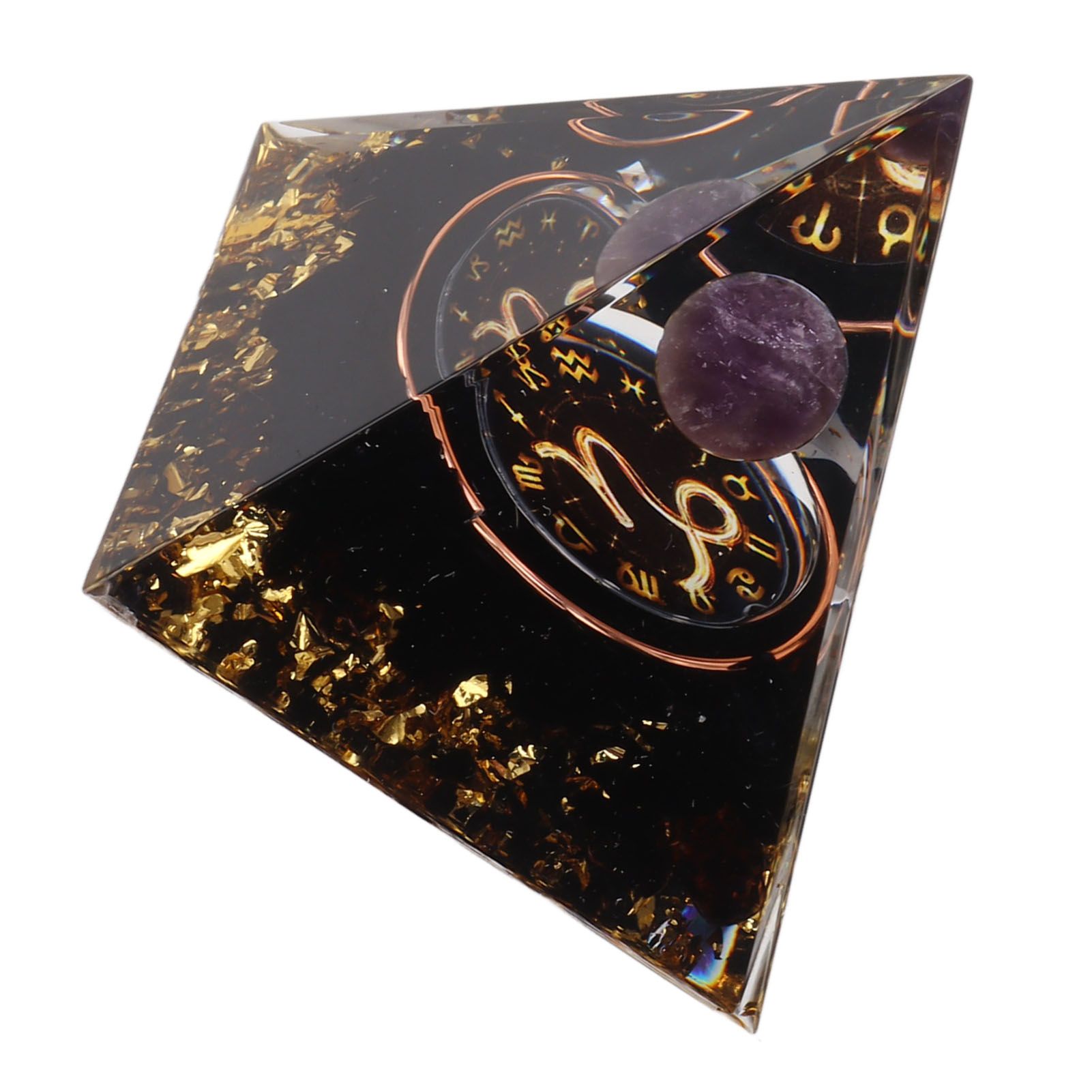 5cm Orgonite Pyramid for Positive Energy Healing Crystal Pyramid Meditation view 4