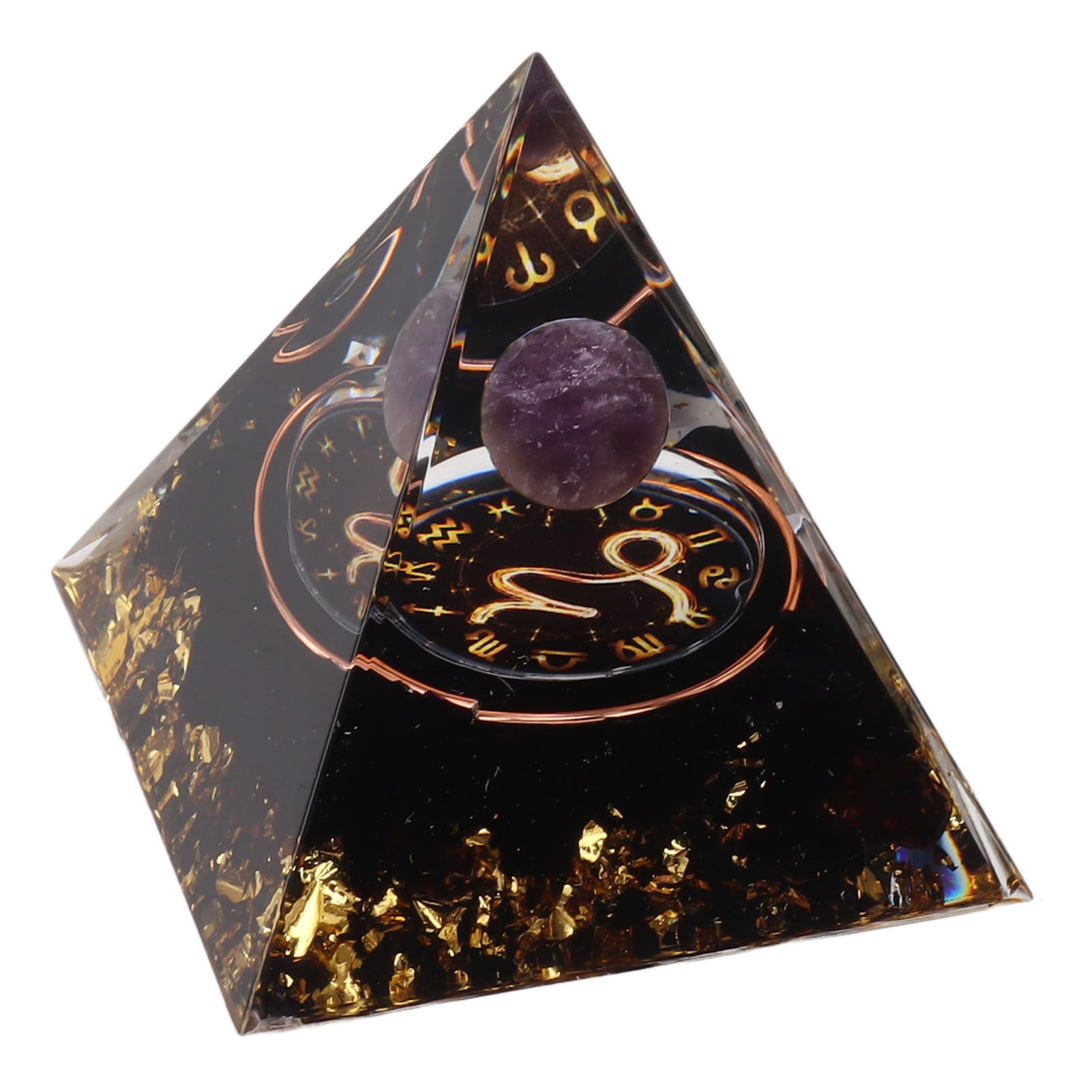 5cm Orgonite Pyramid for Positive Energy Healing Crystal Pyramid Meditation view 5
