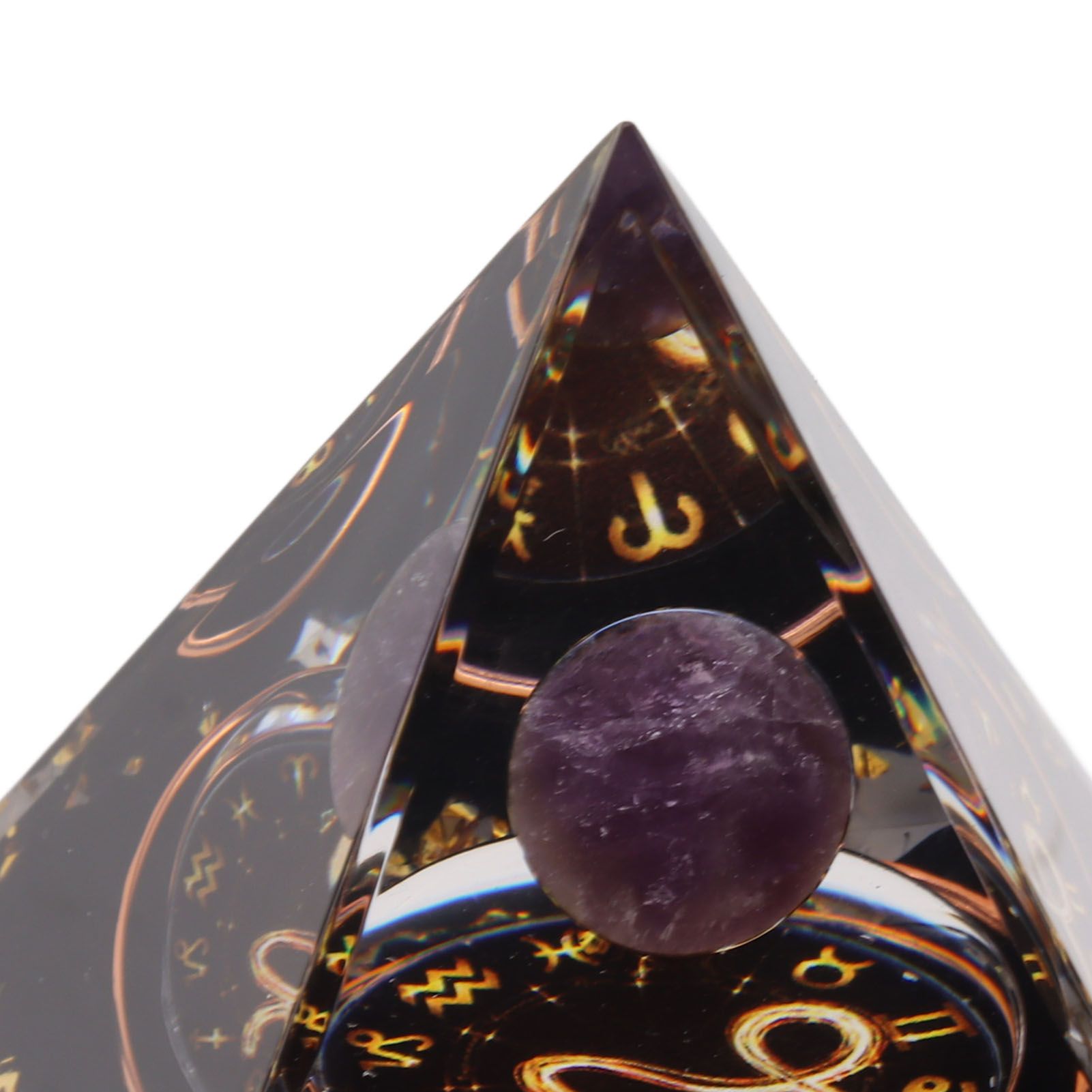 5cm Orgonite Pyramid for Positive Energy Healing Crystal Pyramid Meditation view 14