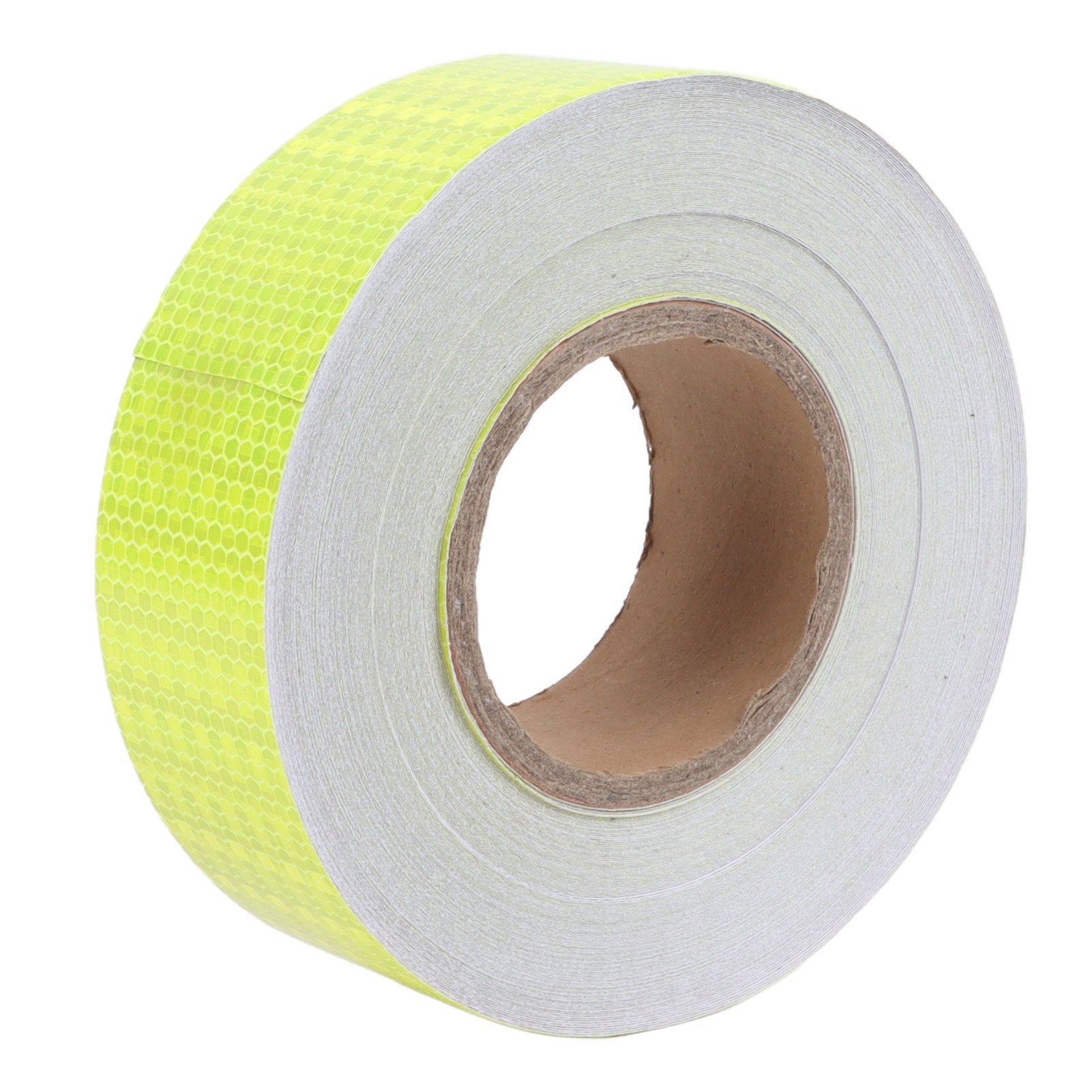 Pure Color Fluorescent Yellow Reflective Tape Warning Reflective Strip for view 3