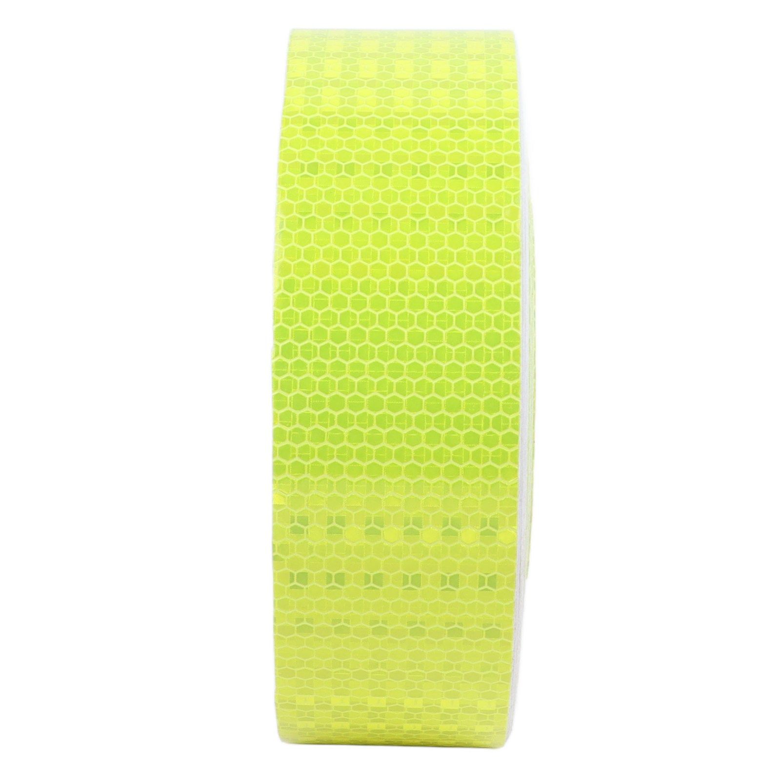 Pure Color Fluorescent Yellow Reflective Tape Warning Reflective Strip for view 5