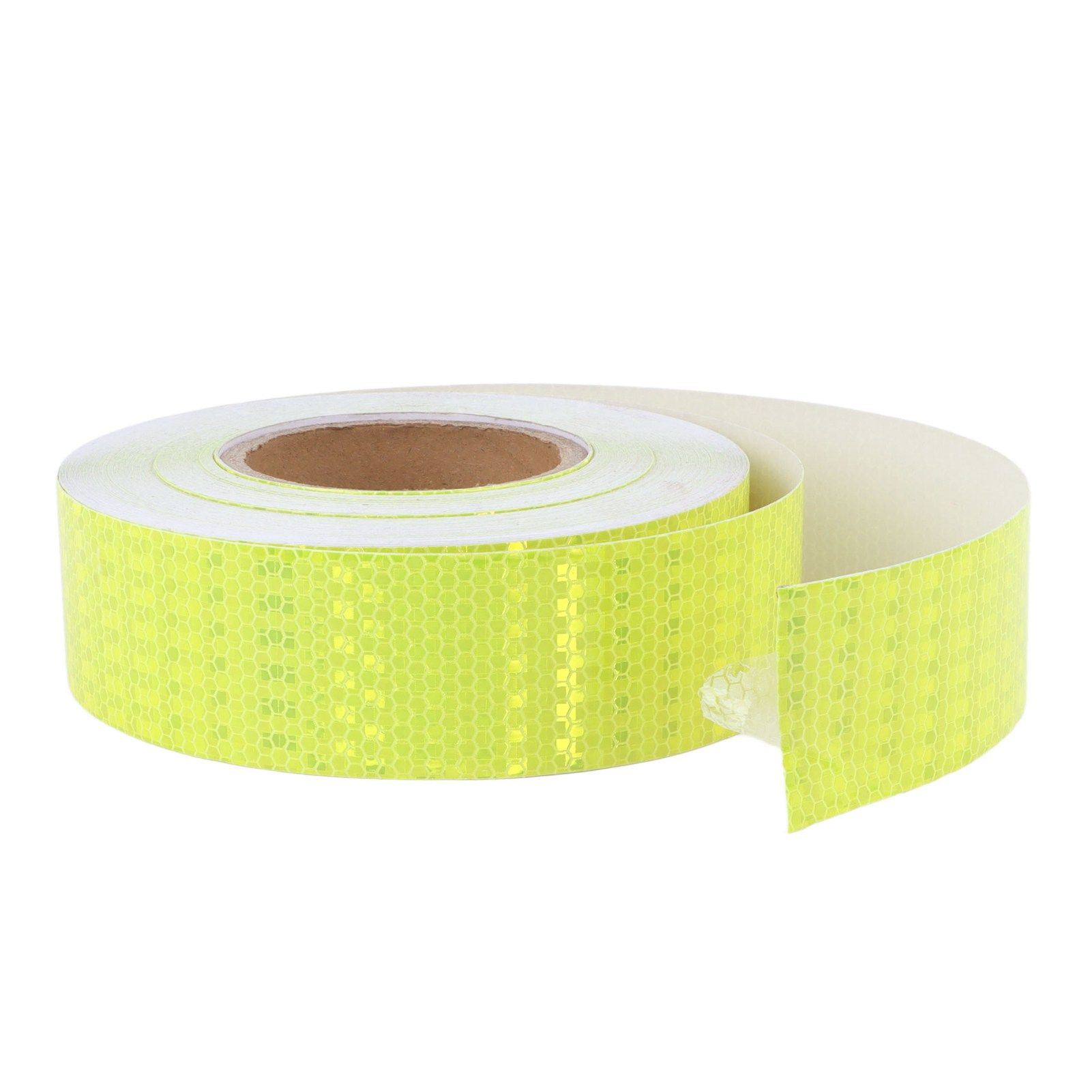 Pure Color Fluorescent Yellow Reflective Tape Warning Reflective Strip for view 6