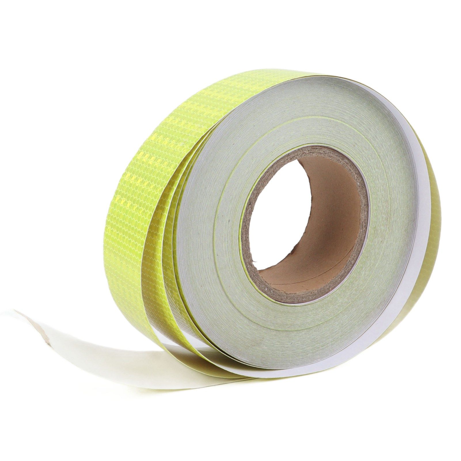 Pure Color Fluorescent Yellow Reflective Tape Warning Reflective Strip for view 7