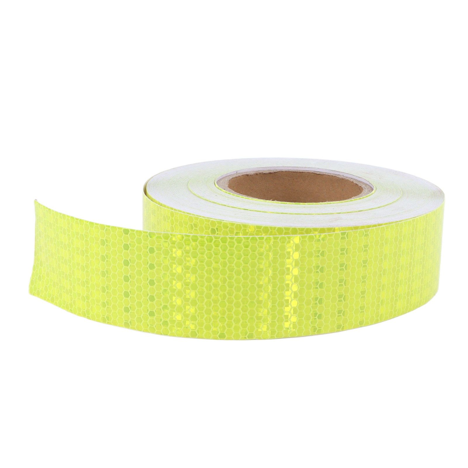 Pure Color Fluorescent Yellow Reflective Tape Warning Reflective Strip for view 8