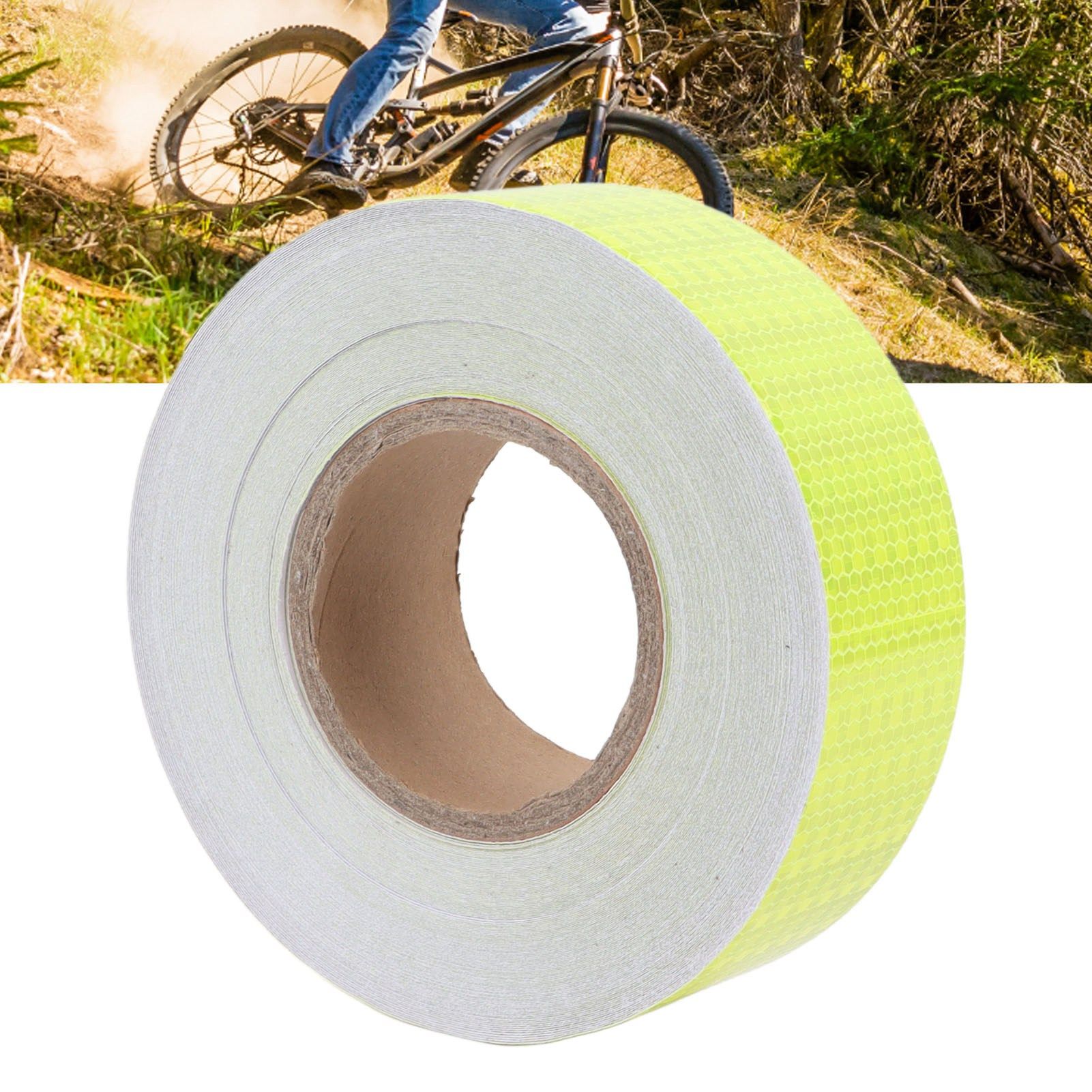 Pure Color Fluorescent Yellow Reflective Tape Warning Reflective Strip for view 12