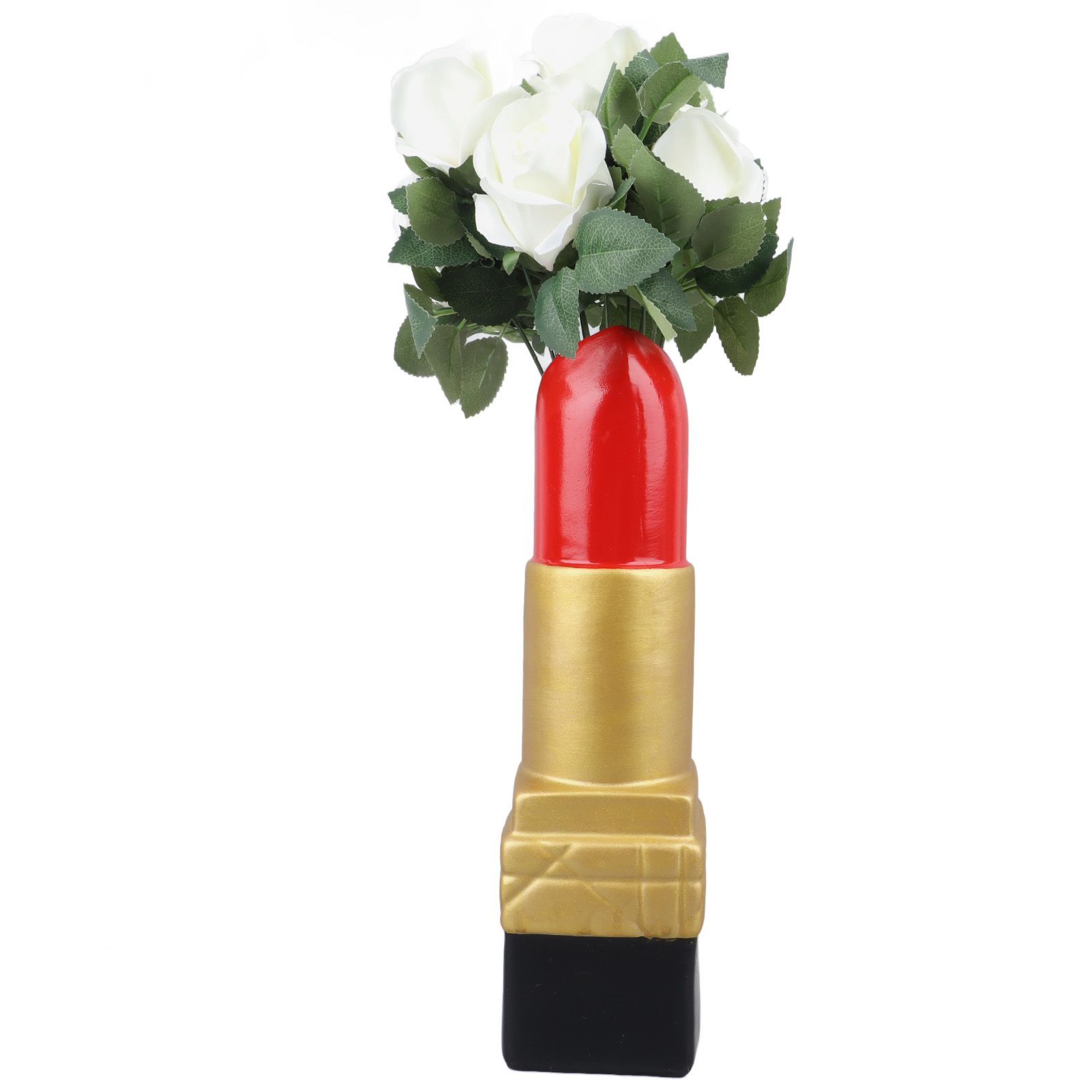 Creative Lipstick Shape Vase Beautiful Resin Exquisite Realistic Lipstick view 8