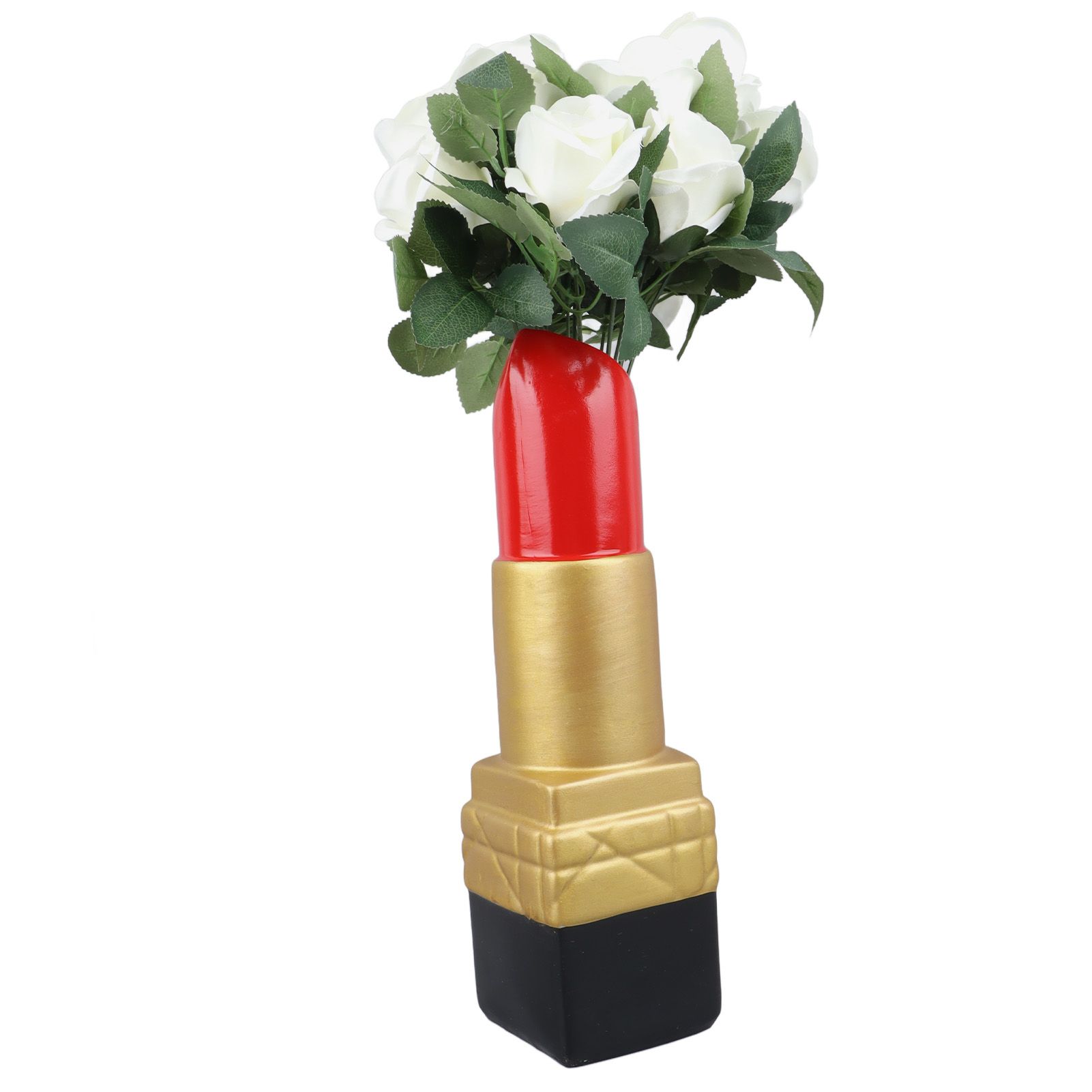 Creative Lipstick Shape Vase Beautiful Resin Exquisite Realistic Lipstick view 9