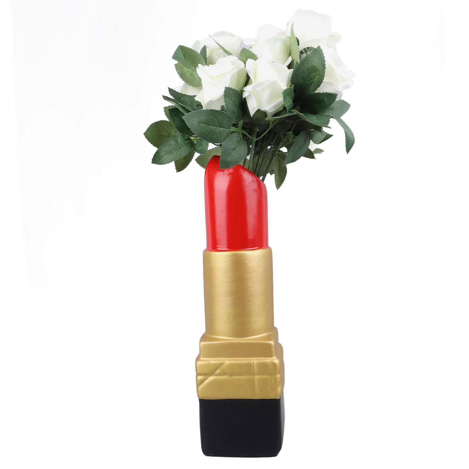 Creative Lipstick Shape Vase Beautiful Resin Exquisite Realistic Lipstick view 10