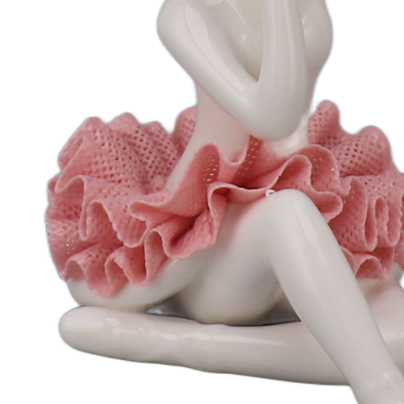 Dancing Ballerina Girl Figurine Ceramic Ballet Girl Figure Ballet Dancer view 14