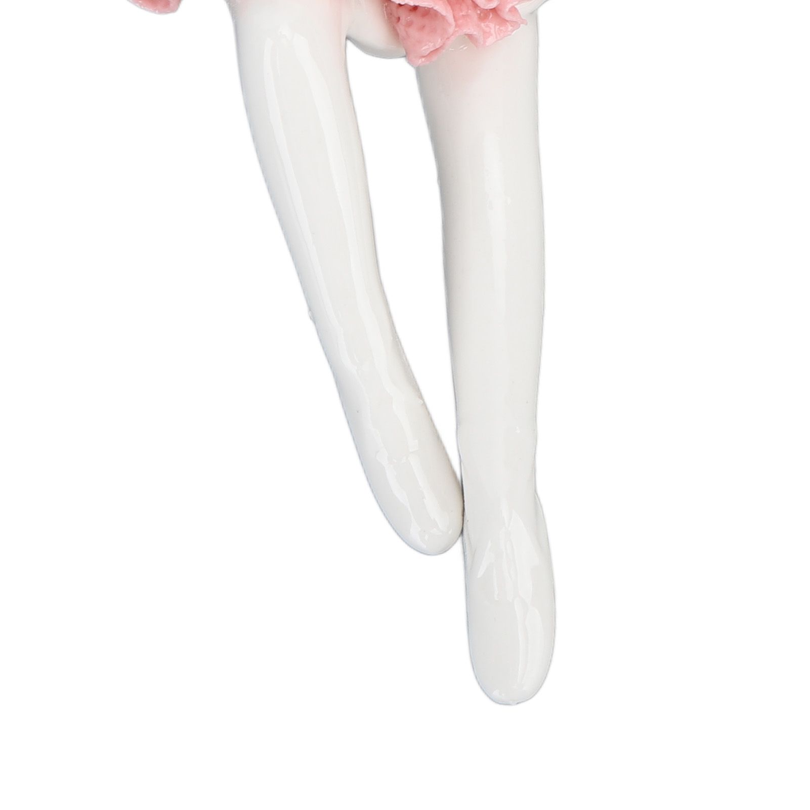 Ballet Dancer Statue Pink Ballerina Figure Ceramic Figure Decor for Table view 15