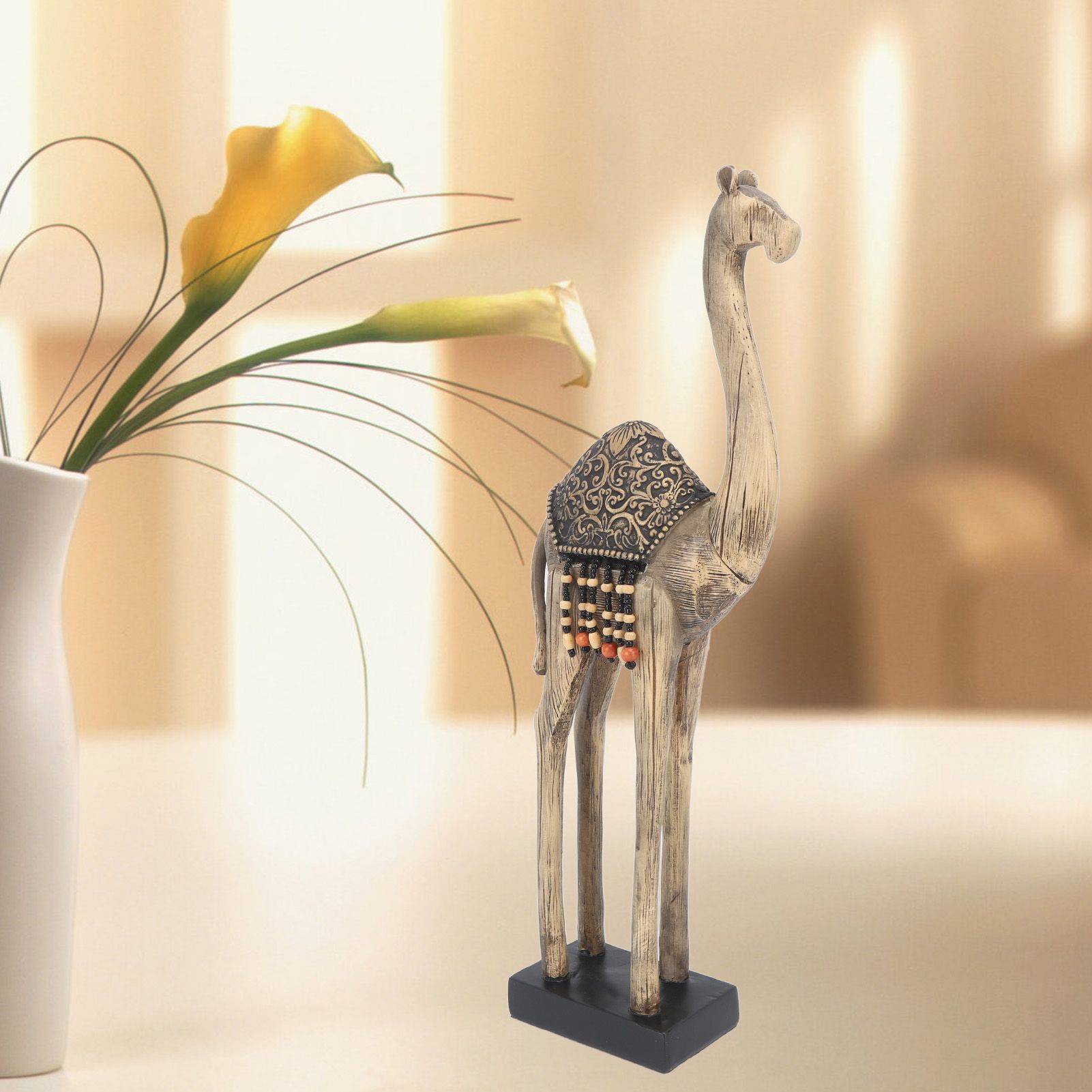 Camel Statue Artistic Camel Desk Sculpture Resin Camel Statue Home Decoration view 12