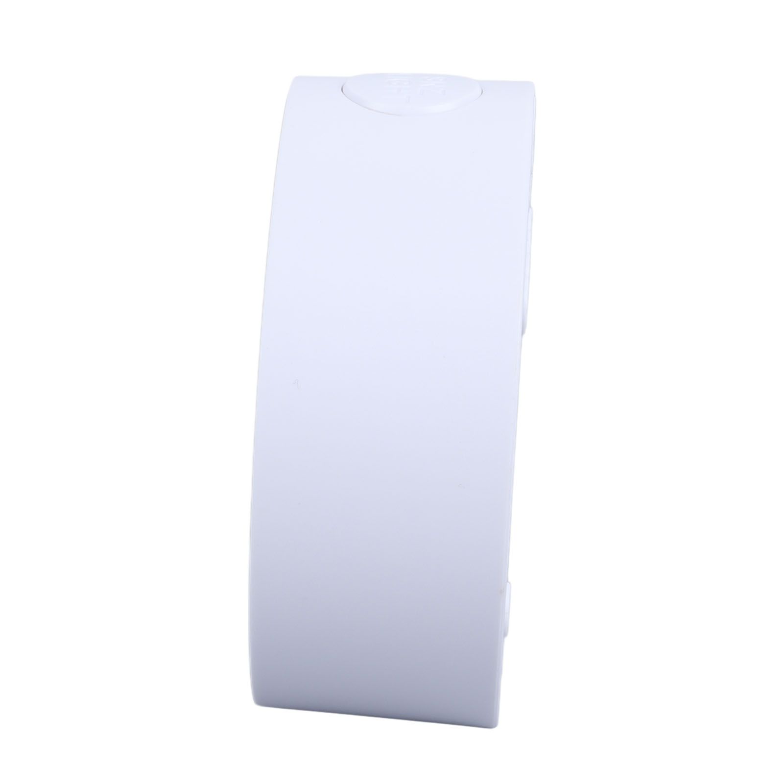 Digital Mirror Clock Alarm White Big Round Screen Easy to Read Portable LED view 14