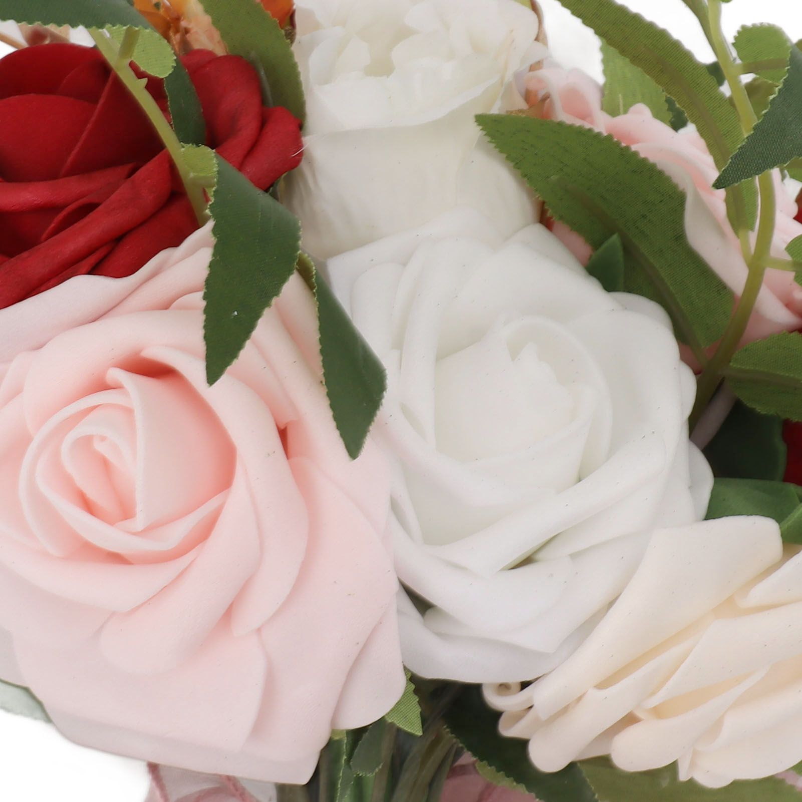 Wedding Bouquets Silk Plastic Realistic Romantic Hand Bouquet for Valentine's view 13