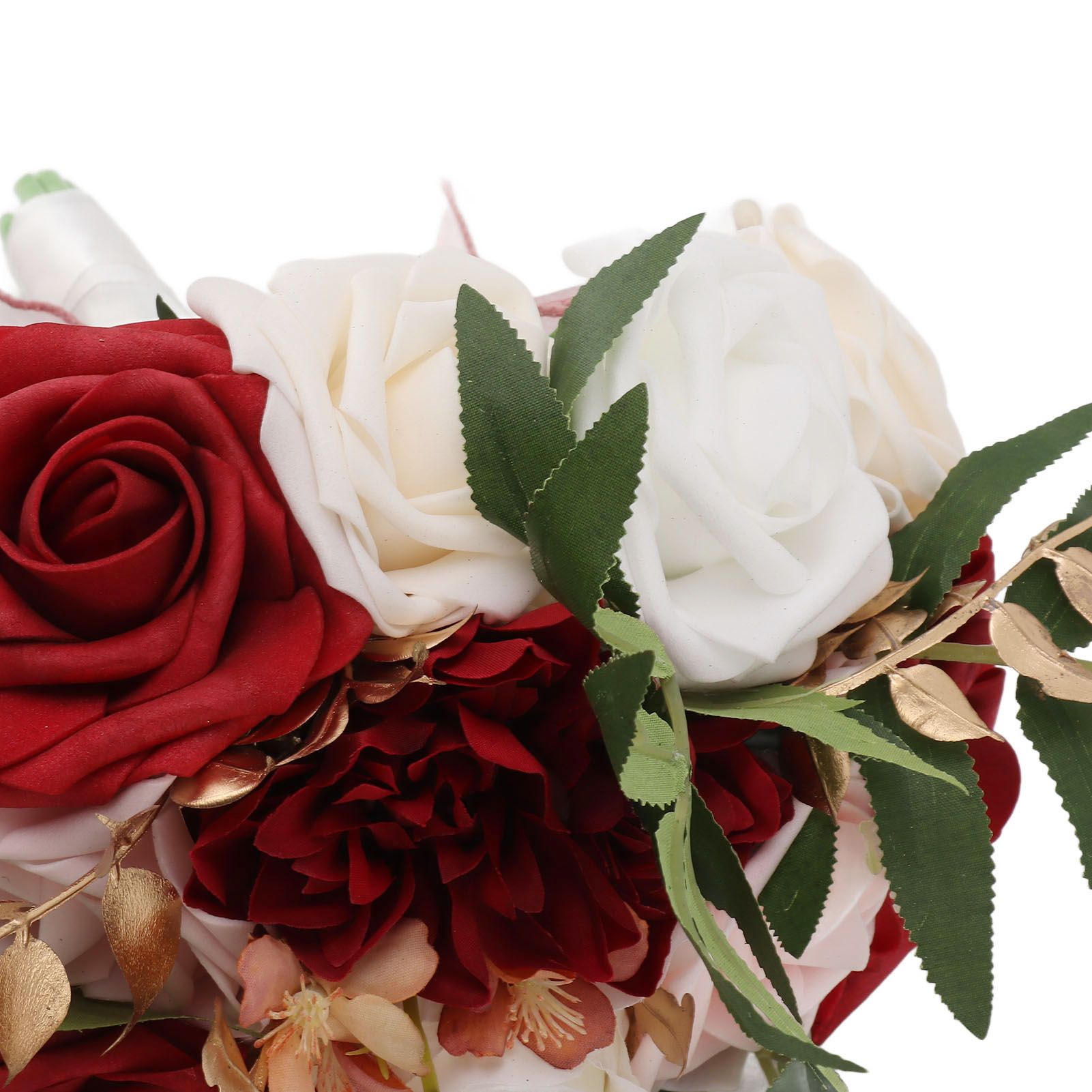 Wedding Bouquets Silk Plastic Realistic Romantic Hand Bouquet for Valentine's view 14