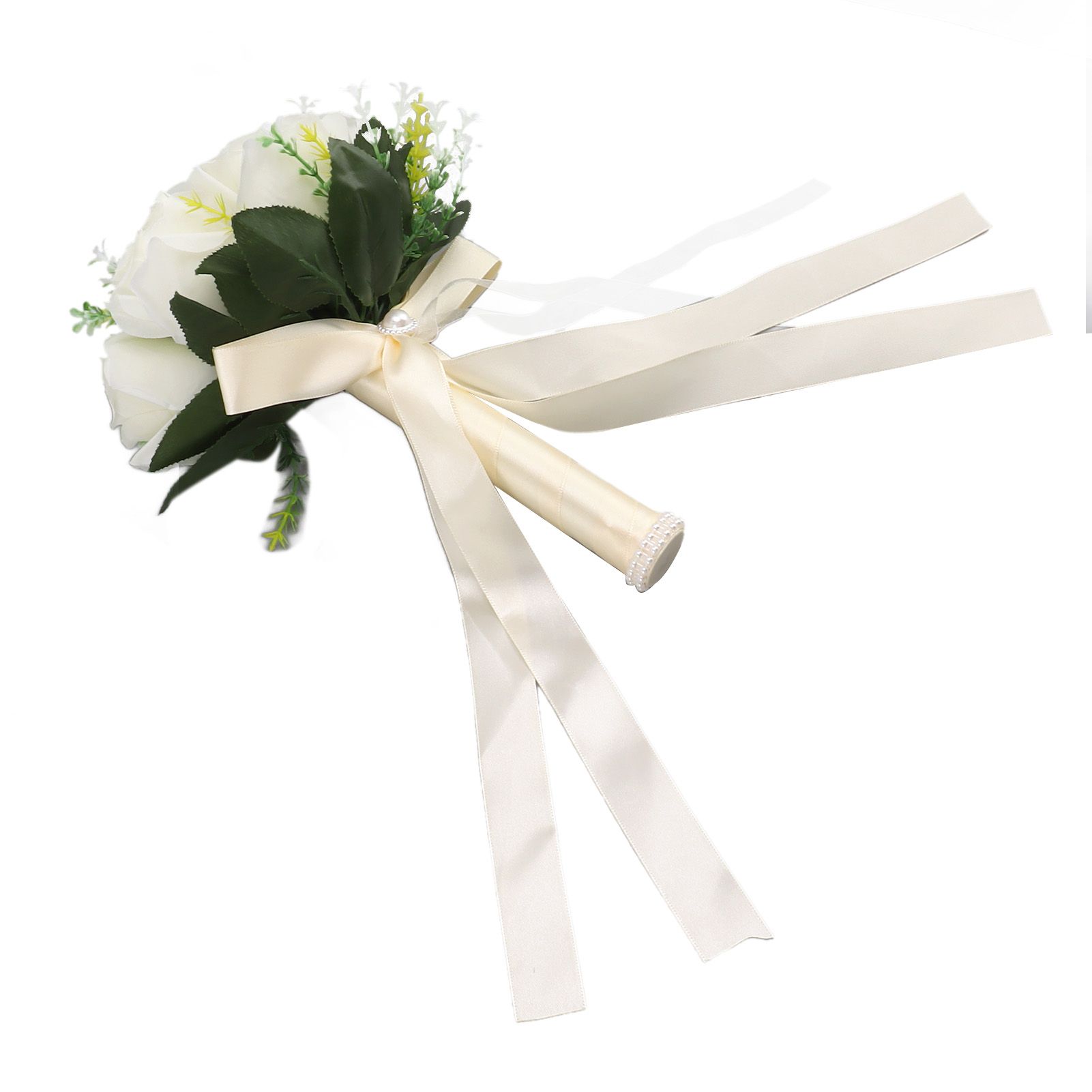 Wedding Bouquets Silk and Plastic Romantic Exquisite Comfortable Handle view 7