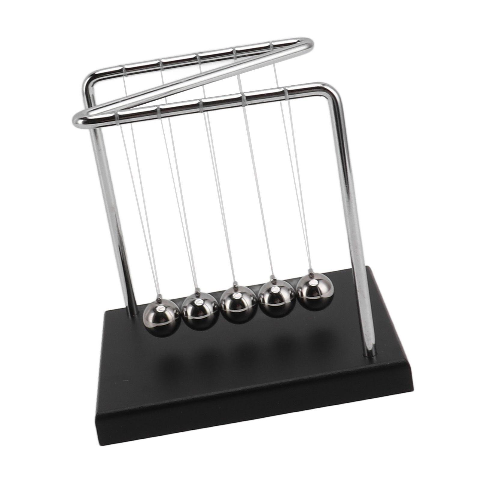 Balance Steel Swing Balls Z Shape N Shape Wooden Base Pendulum Ball for Home view 7
