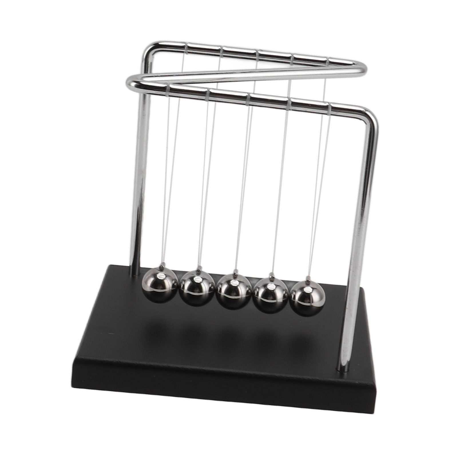 Balance Steel Swing Balls Z Shape N Shape Wooden Base Pendulum Ball for Home view 10