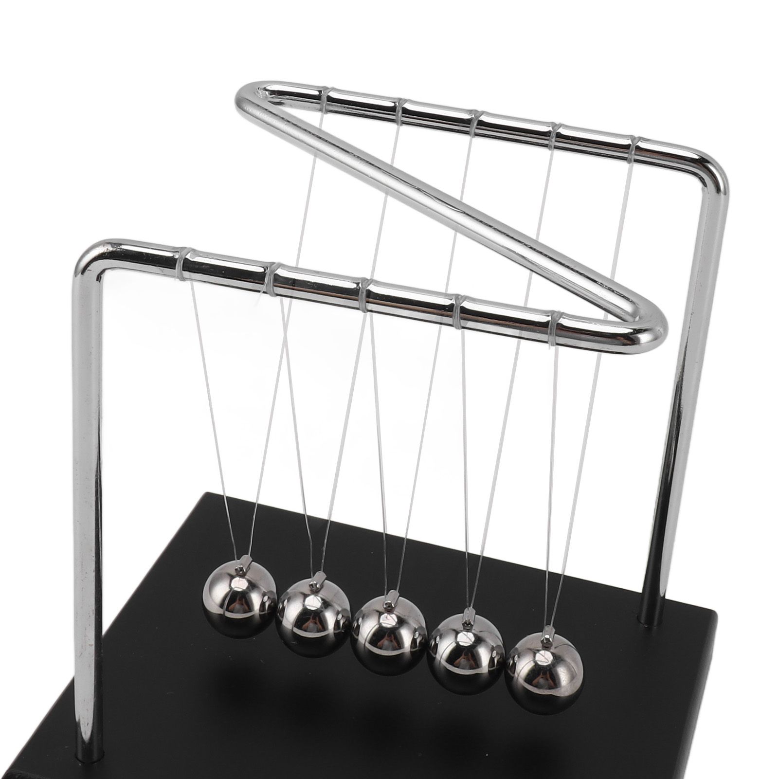 Balance Steel Swing Balls Z Shape N Shape Wooden Base Pendulum Ball for Home view 13
