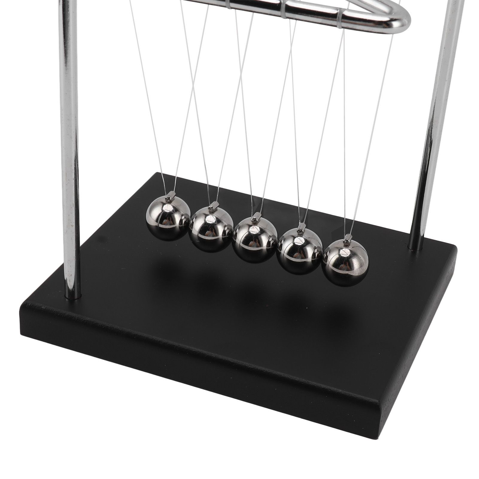 Balance Steel Swing Balls Z Shape N Shape Wooden Base Pendulum Ball for Home view 14