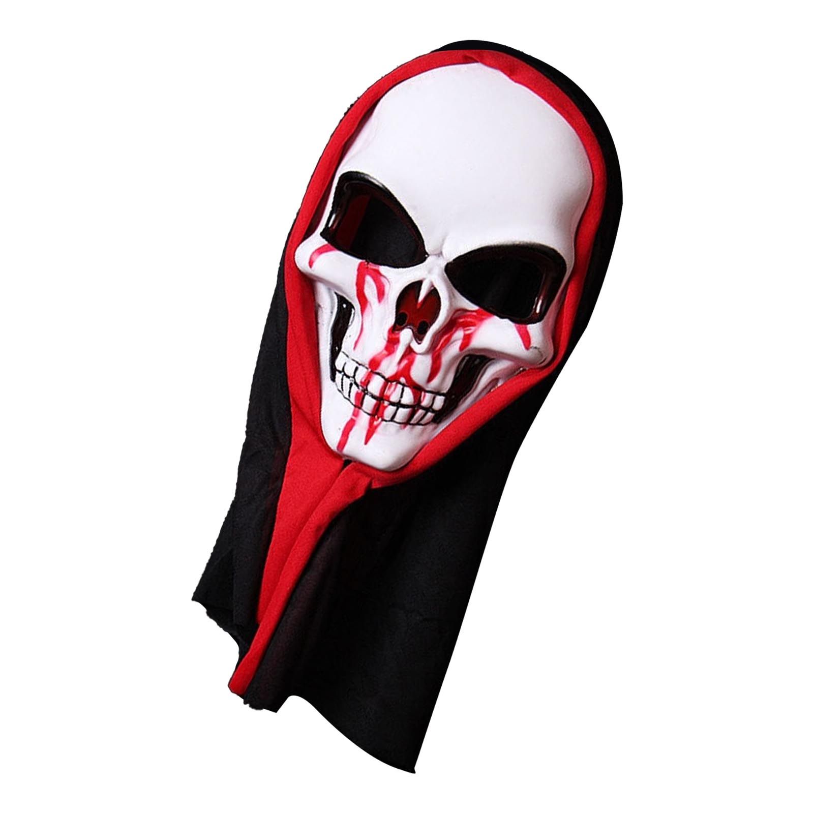 Skull Mask Skeleton Scary Ghost Death High Elastic Breathable Unisex Halloween view 2