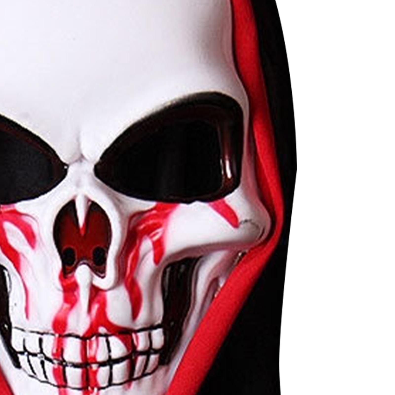 Skull Mask Skeleton Scary Ghost Death High Elastic Breathable Unisex Halloween view 8