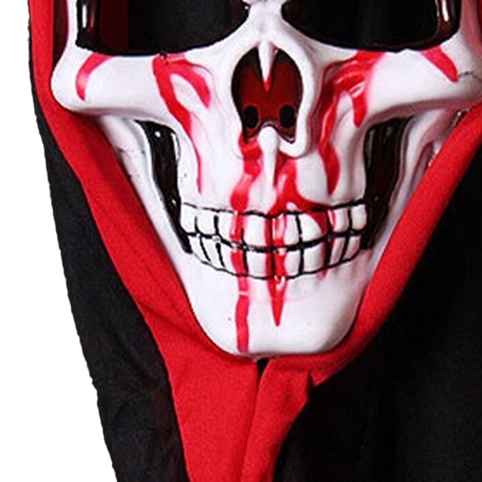 Skull Mask Skeleton Scary Ghost Death High Elastic Breathable Unisex Halloween view 9