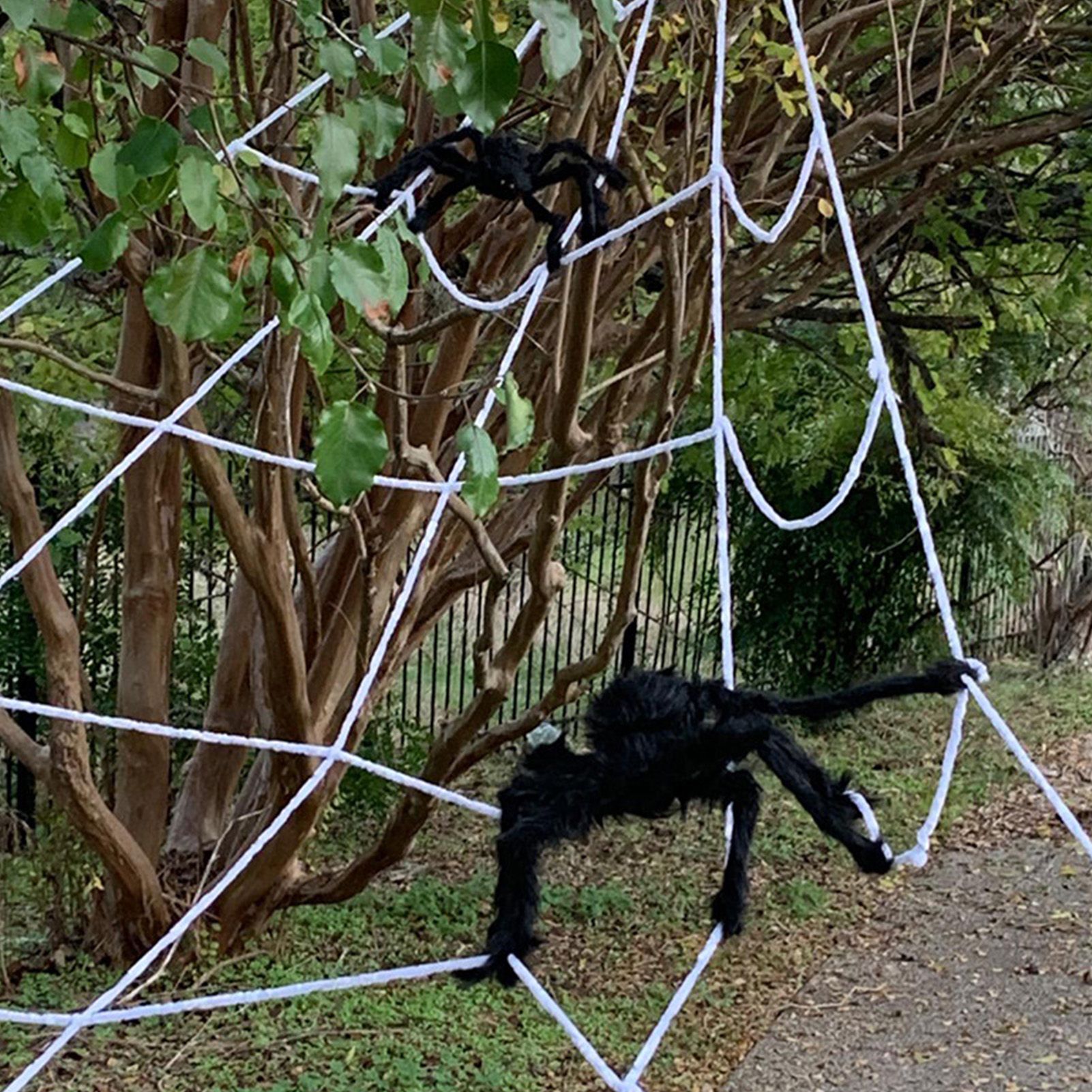 Giant Fake Spider Lifelike Halloween Posable Black Soft Hairy Fake Spiders view 10
