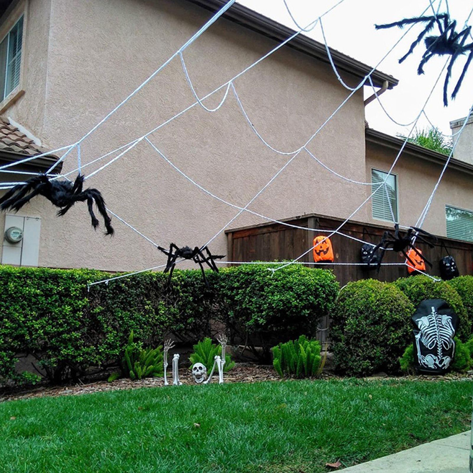Giant Fake Spider Lifelike Halloween Posable Black Soft Hairy Fake Spiders view 9