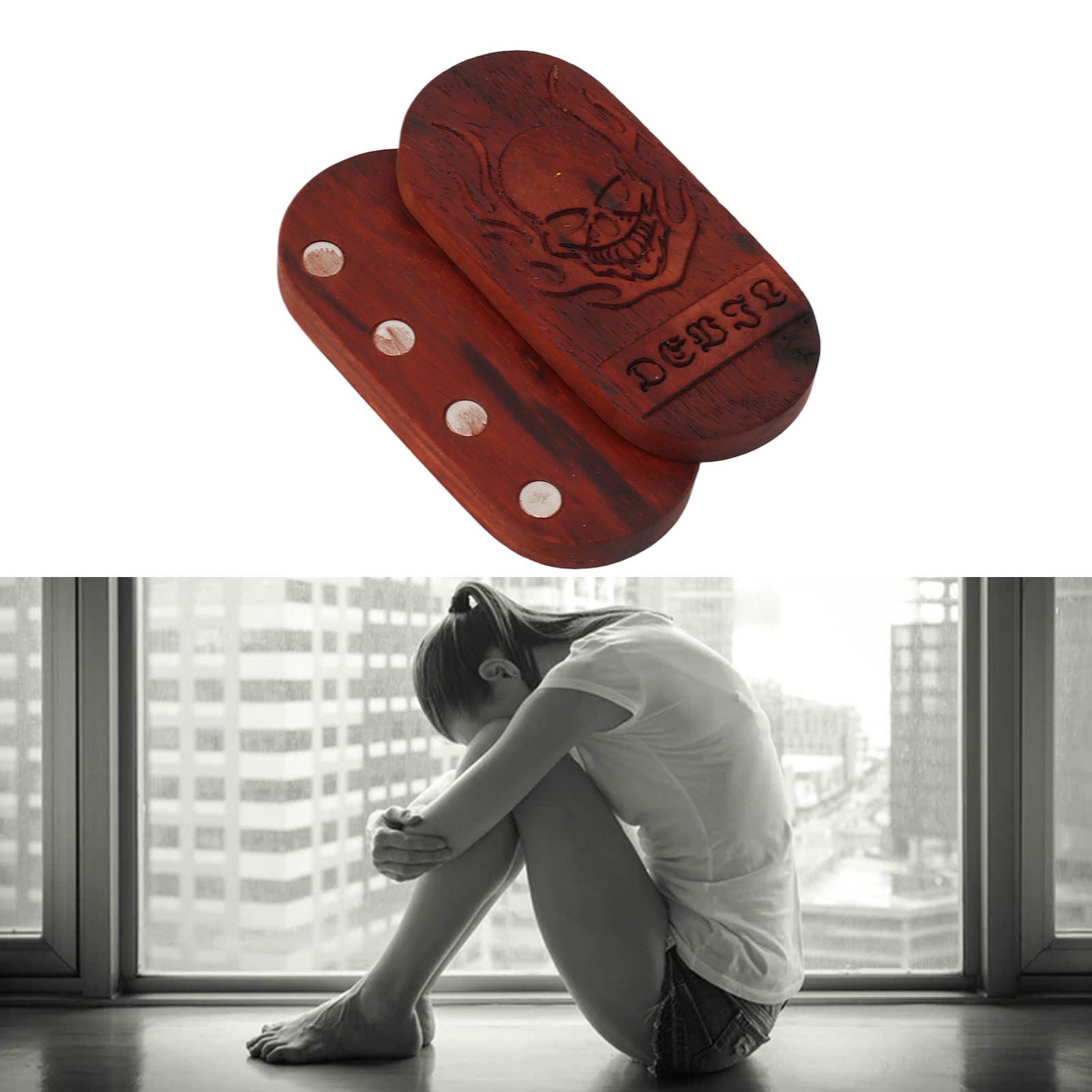 Magnet Finger Stress Relief Slider Wood Finger Stress Relief Toy Wooden view 11