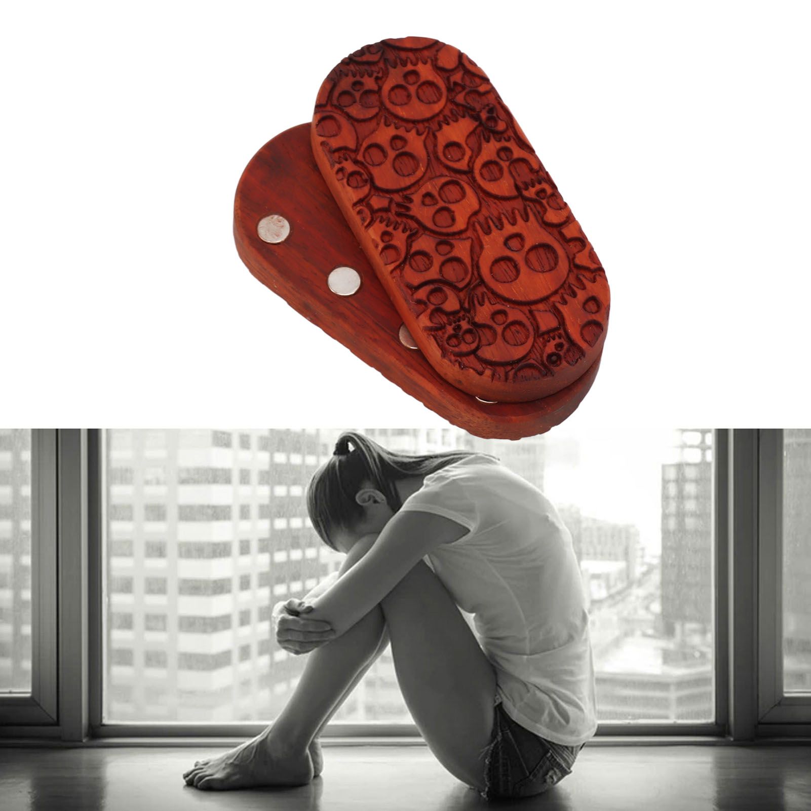 Magnet Finger Stress Relief Slider Wood Finger Stress Relief Toy Wooden view 11