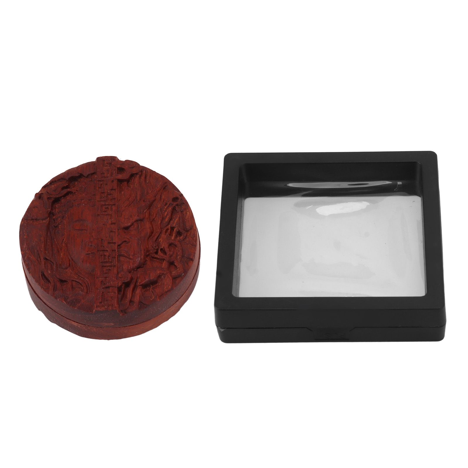 Magnetic Push Slider Stress Relief Handmade Rosewood Crafted Rotating Fidget — image 1