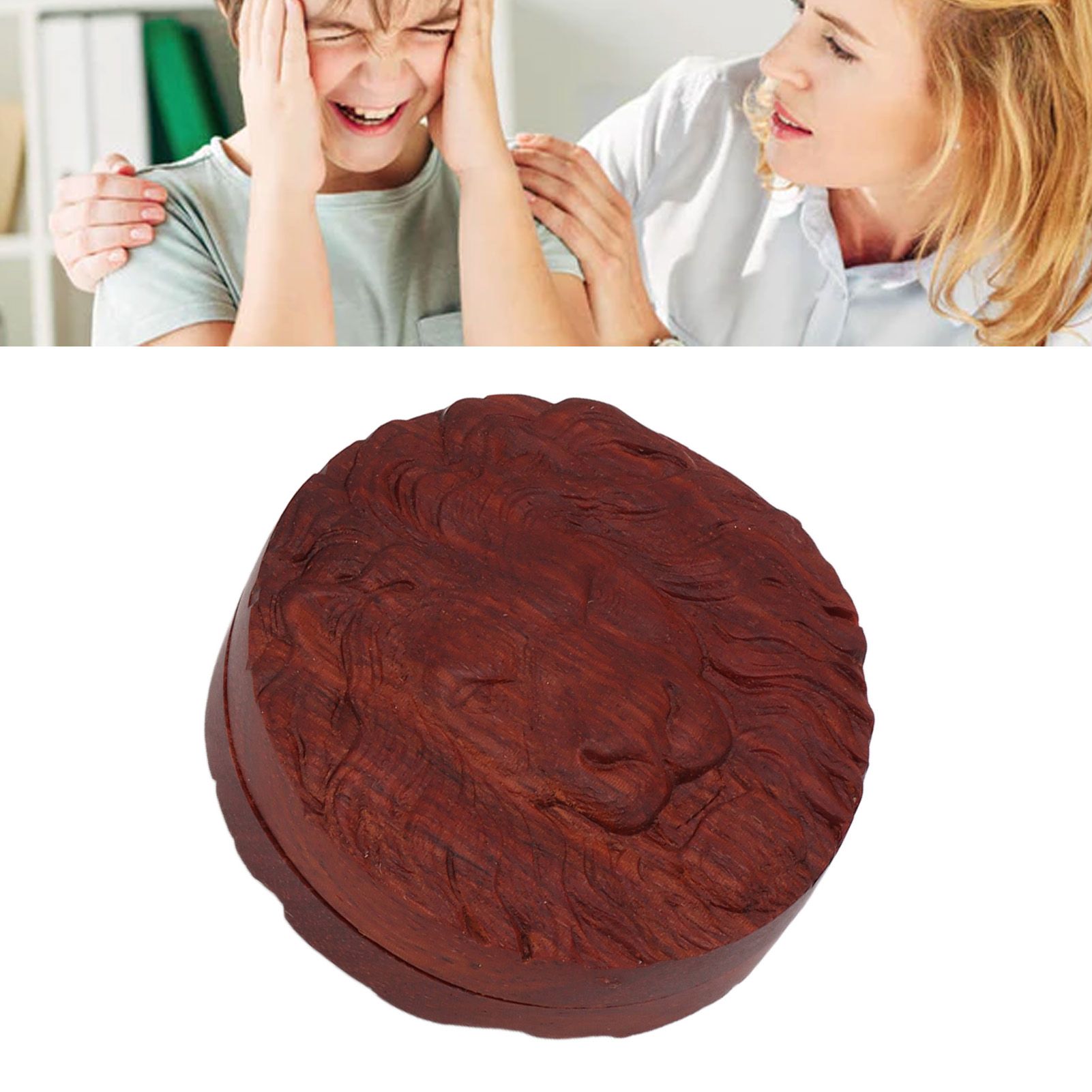 Magnetic Push Slider Stress Relief Handmade Rosewood Crafted Rotating Fidget view 12
