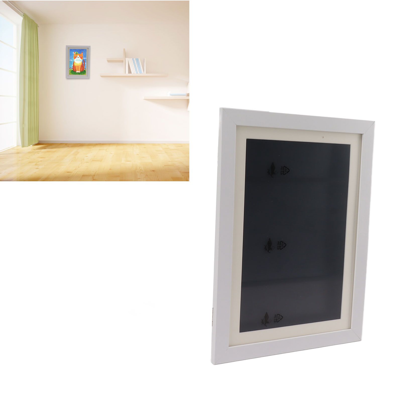 Kids Art Frame Density Board PS Magnetic Front Opening Changeable Artwork view 11