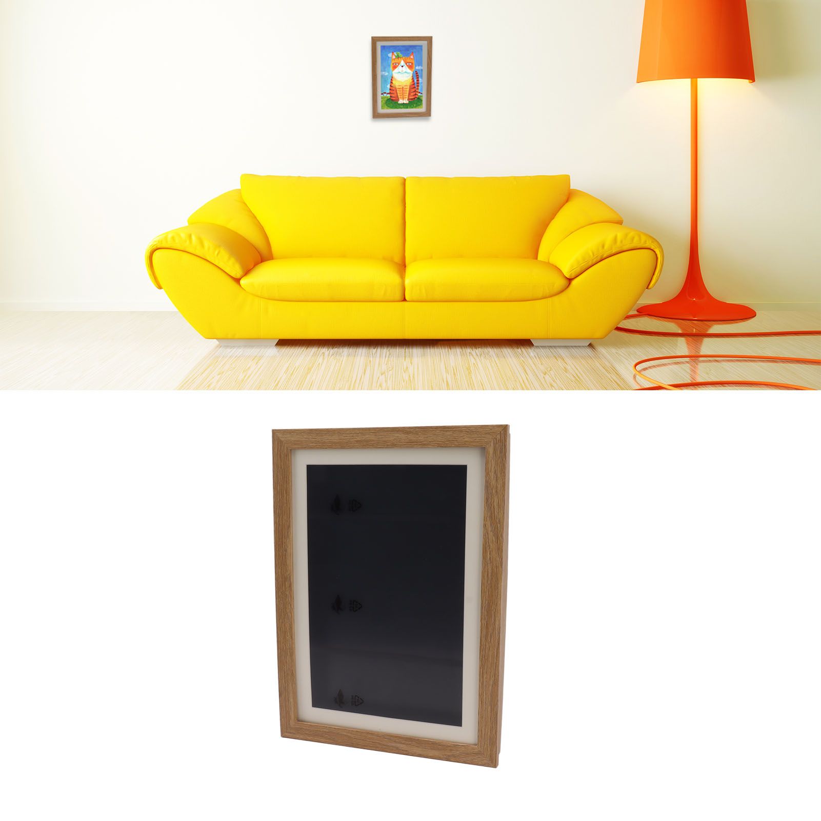 Kids Art Frame Density Board PS Magnetic Front Opening Changeable Artwork view 12