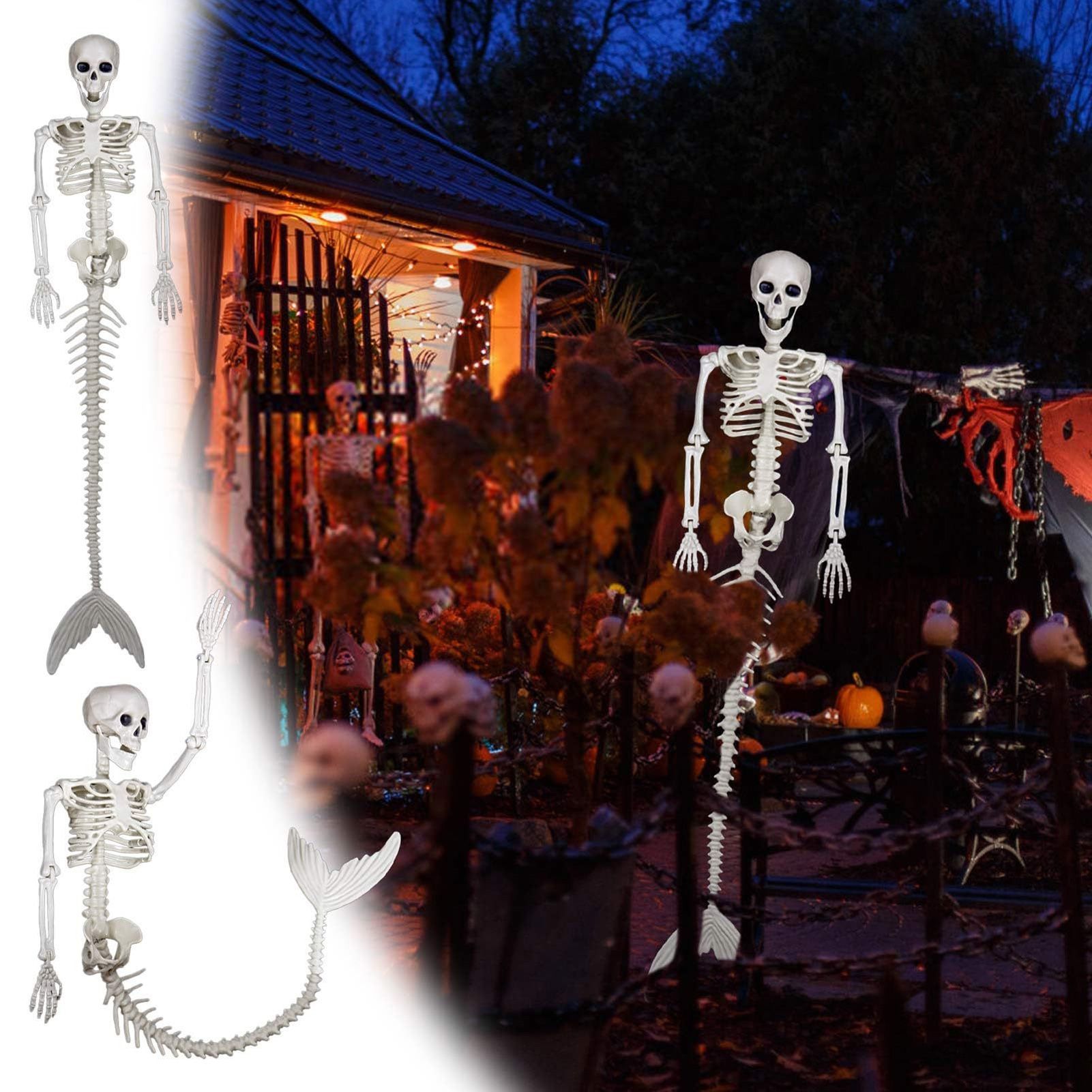 Halloween Skeleton Decoration Realistic Scary Skeleton Figurine Ornament for view 12