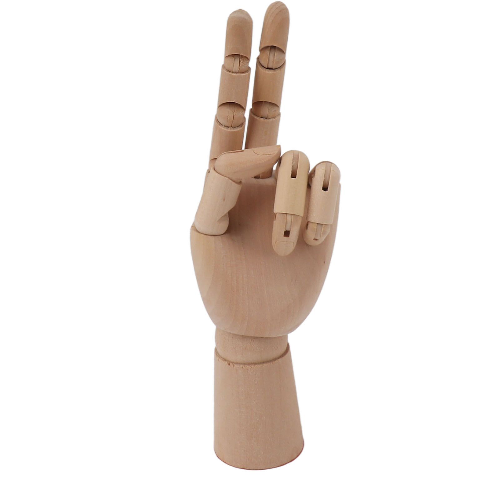 Flexible Wooden Hand Model Moveable Wooden Artists Manikin Hand Figure Hand view 3