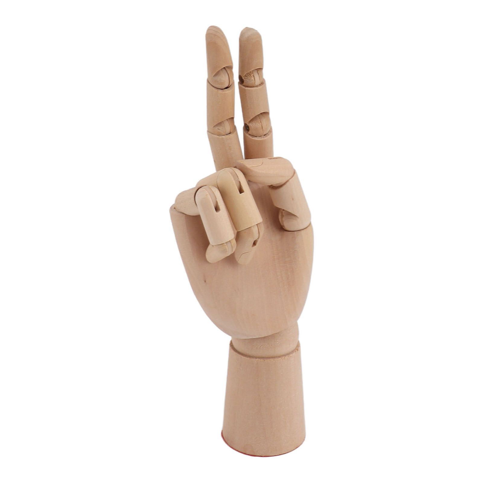 Flexible Wooden Hand Model Moveable Wooden Artists Manikin Hand Figure Hand view 7