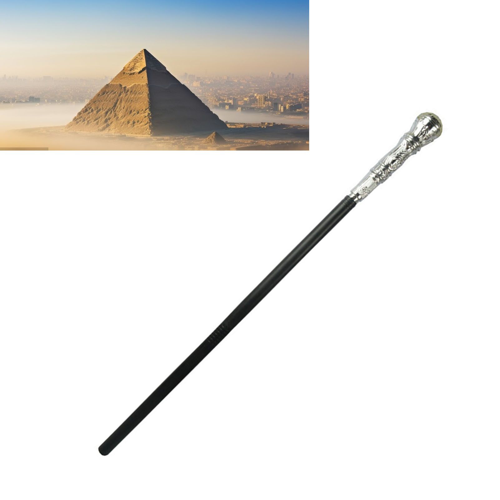 Mystical Pharaoh Accessory Ancient Egyptian Style Staff Scepter Costume view 7